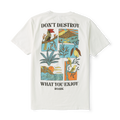 Genießen Sie Premium-T-Shirt - Cremeweiß