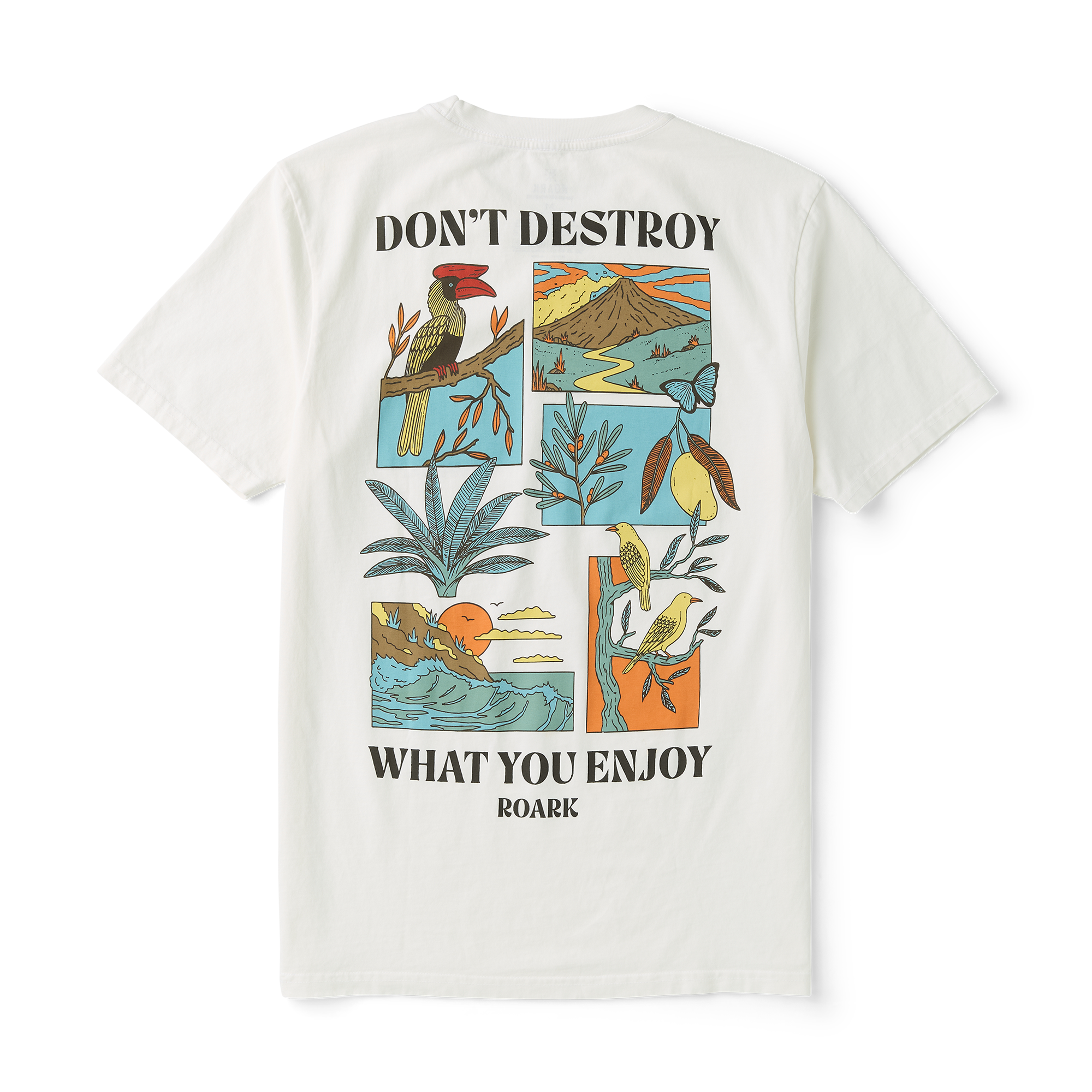 Genießen Sie Premium-T-Shirt - Cremeweiß