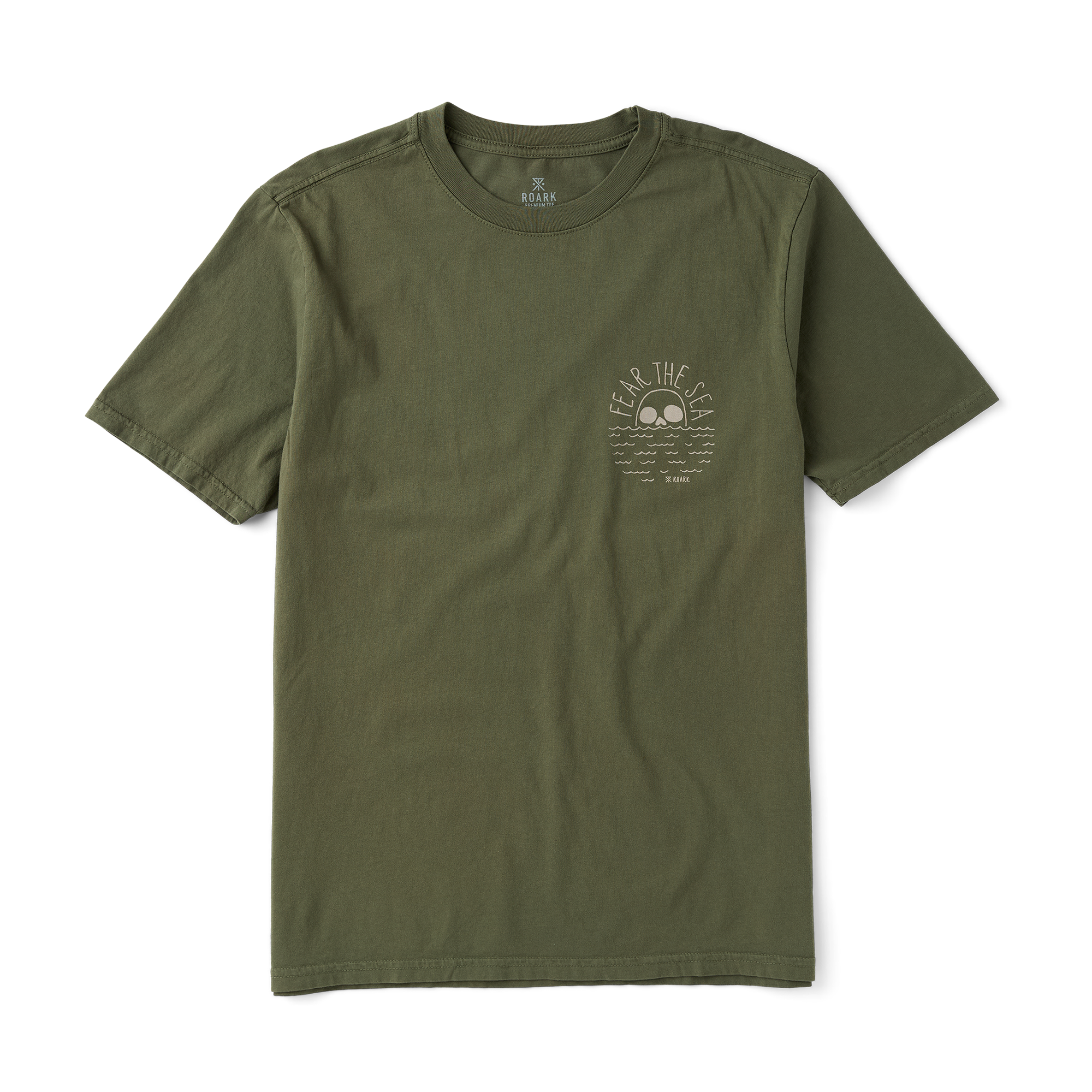 Fear The Sea Premium-T-Shirt - Militär