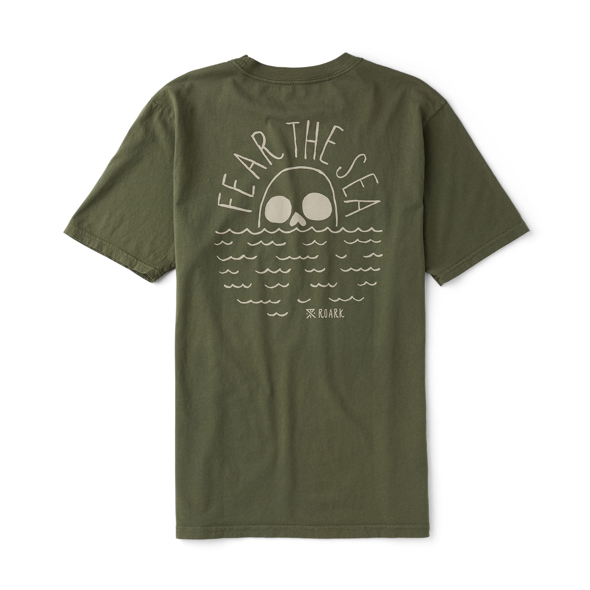 Fear The Sea Premium-T-Shirt - Militär