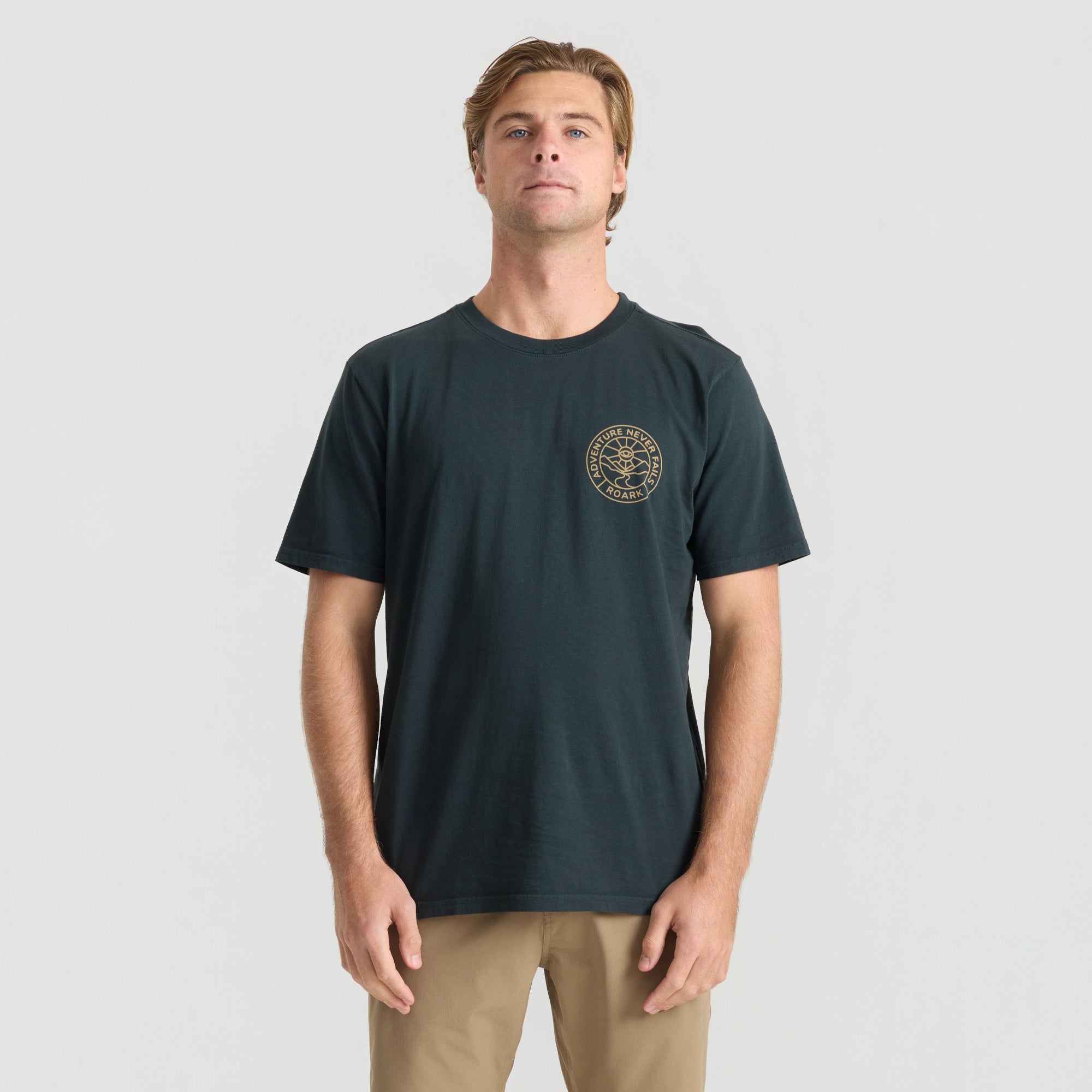 Division Premium-T-Shirt - Washed Schwarz