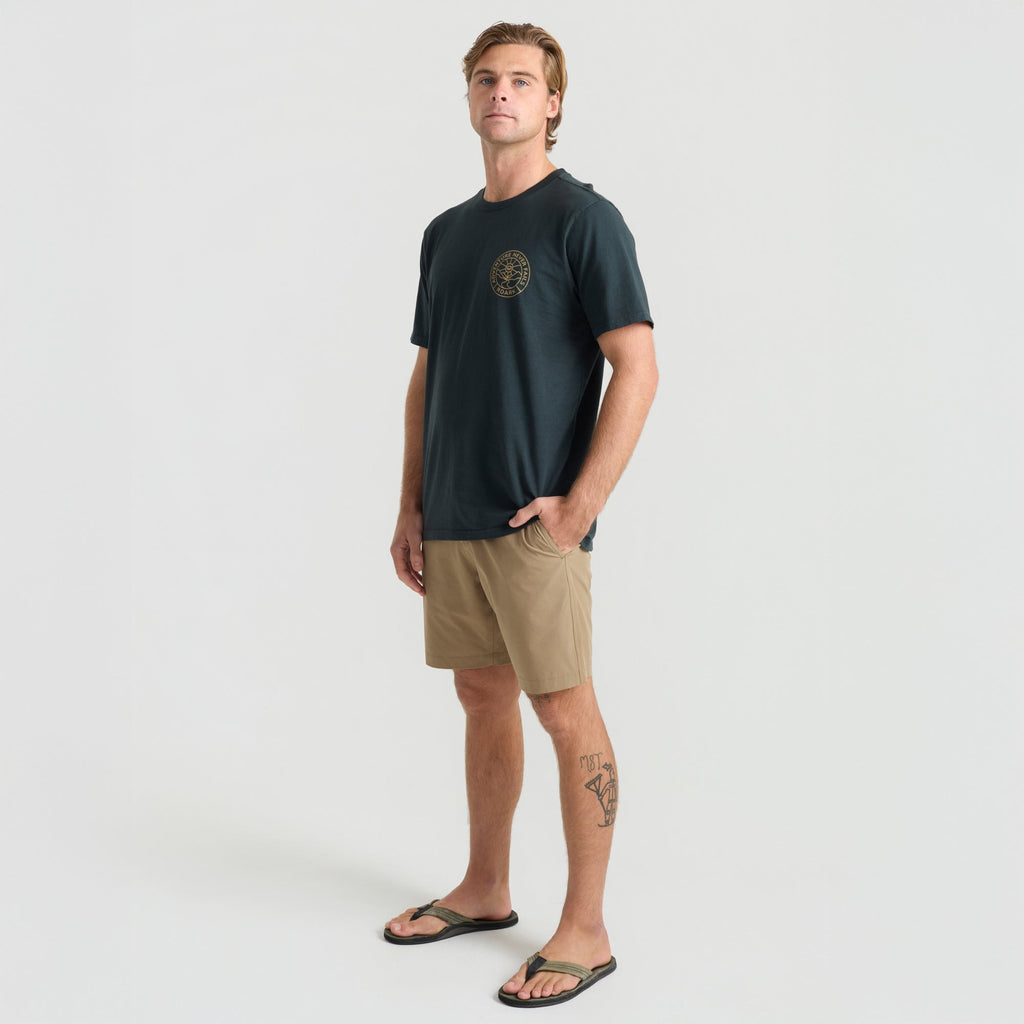 Division Premium-T-Shirt - Washed Schwarz
