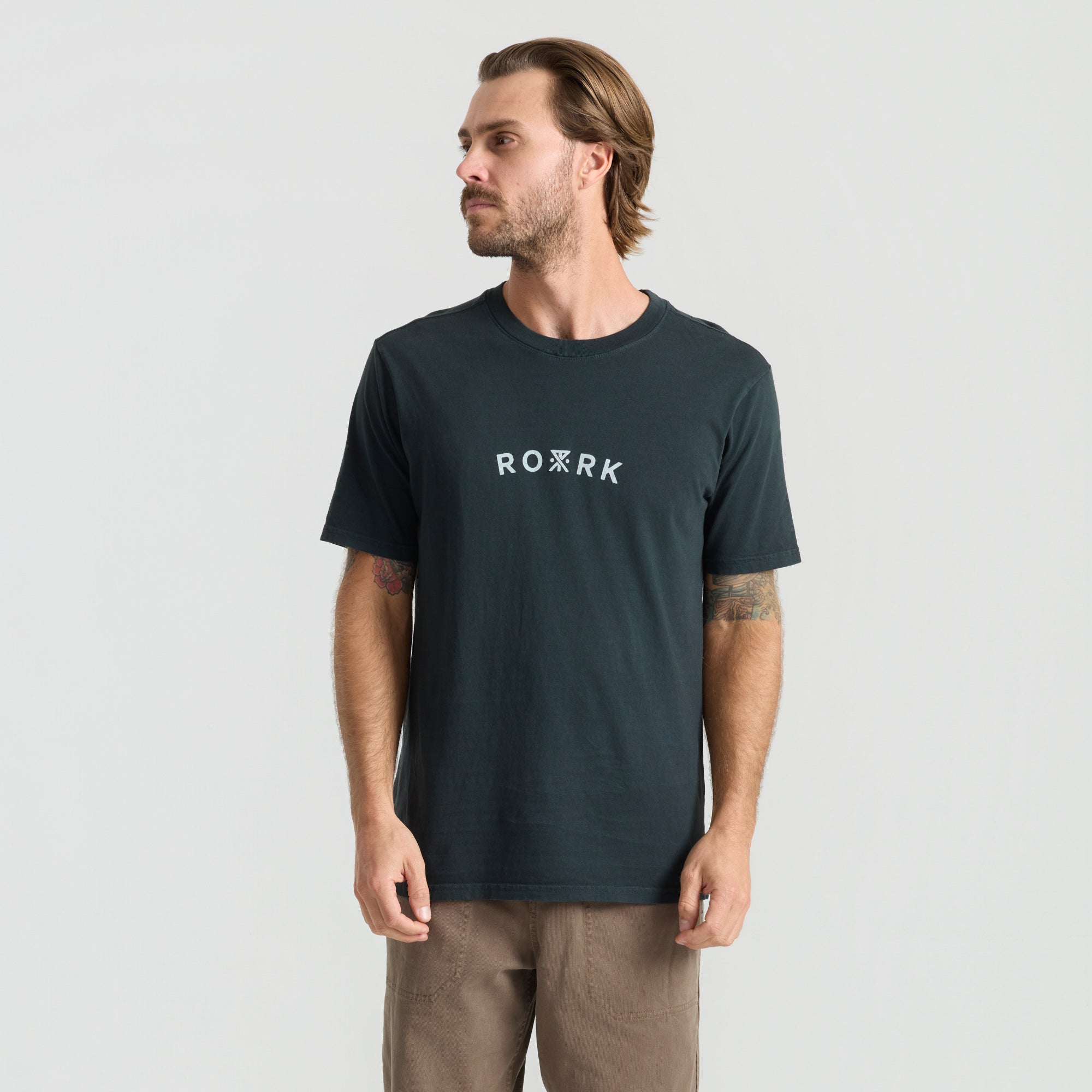 Roark Premium-T-Shirt - Schwarz gewaschen