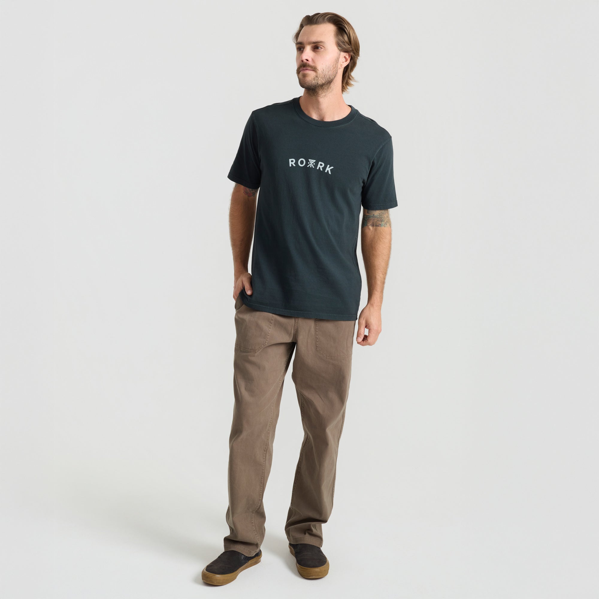 Roark Premium-T-Shirt - Schwarz gewaschen