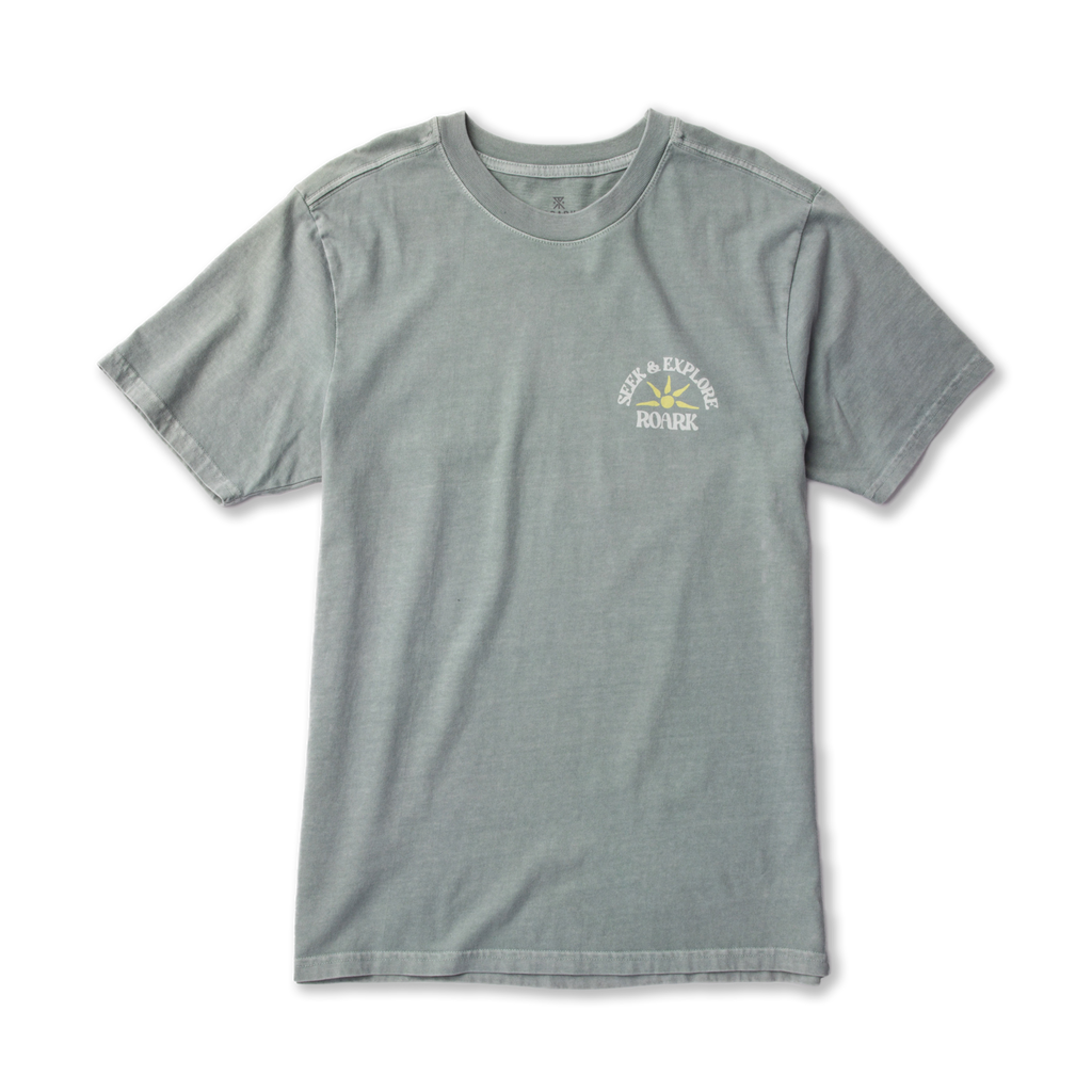 Seek & Explore Premium-T-Shirt - Hazy Blau