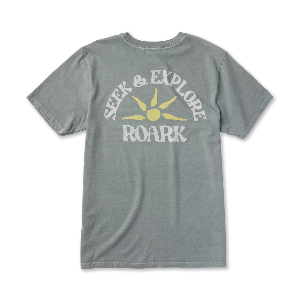 Seek & Explore Premium-T-Shirt - Hazy Blau
