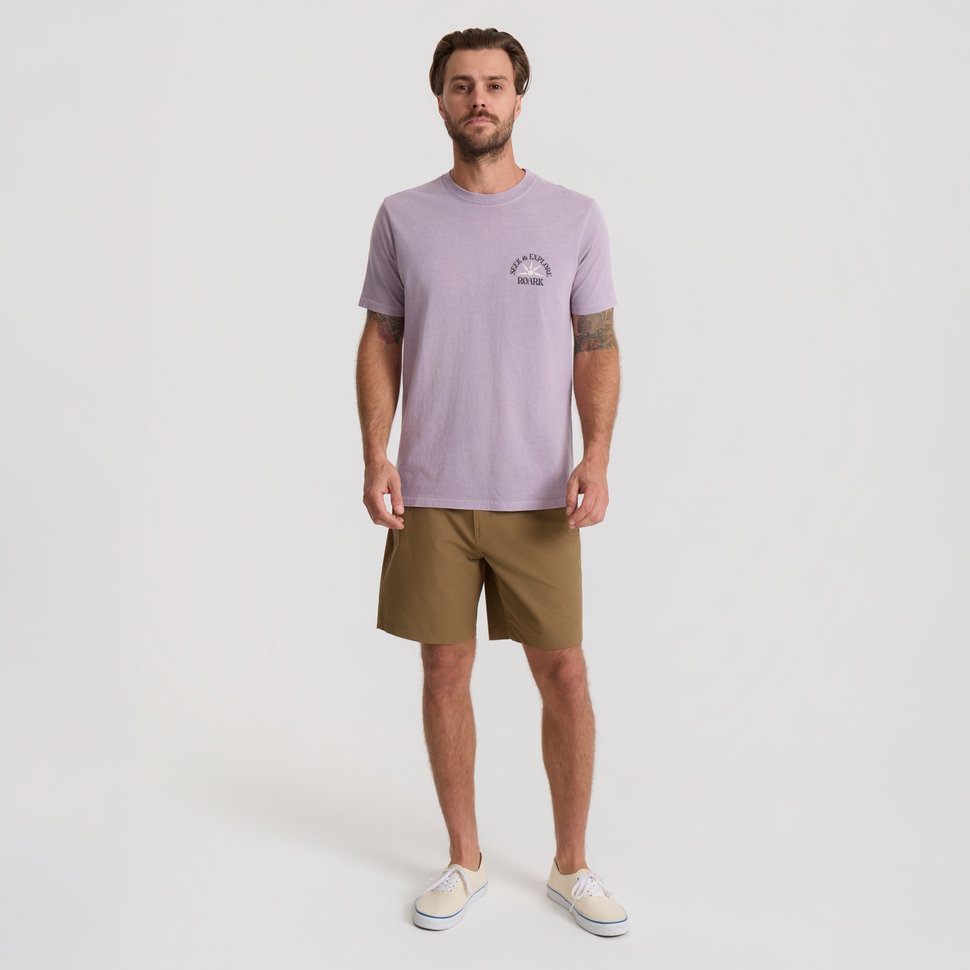 Seek & Explore Premium-T-Shirt - Dusty Lilac