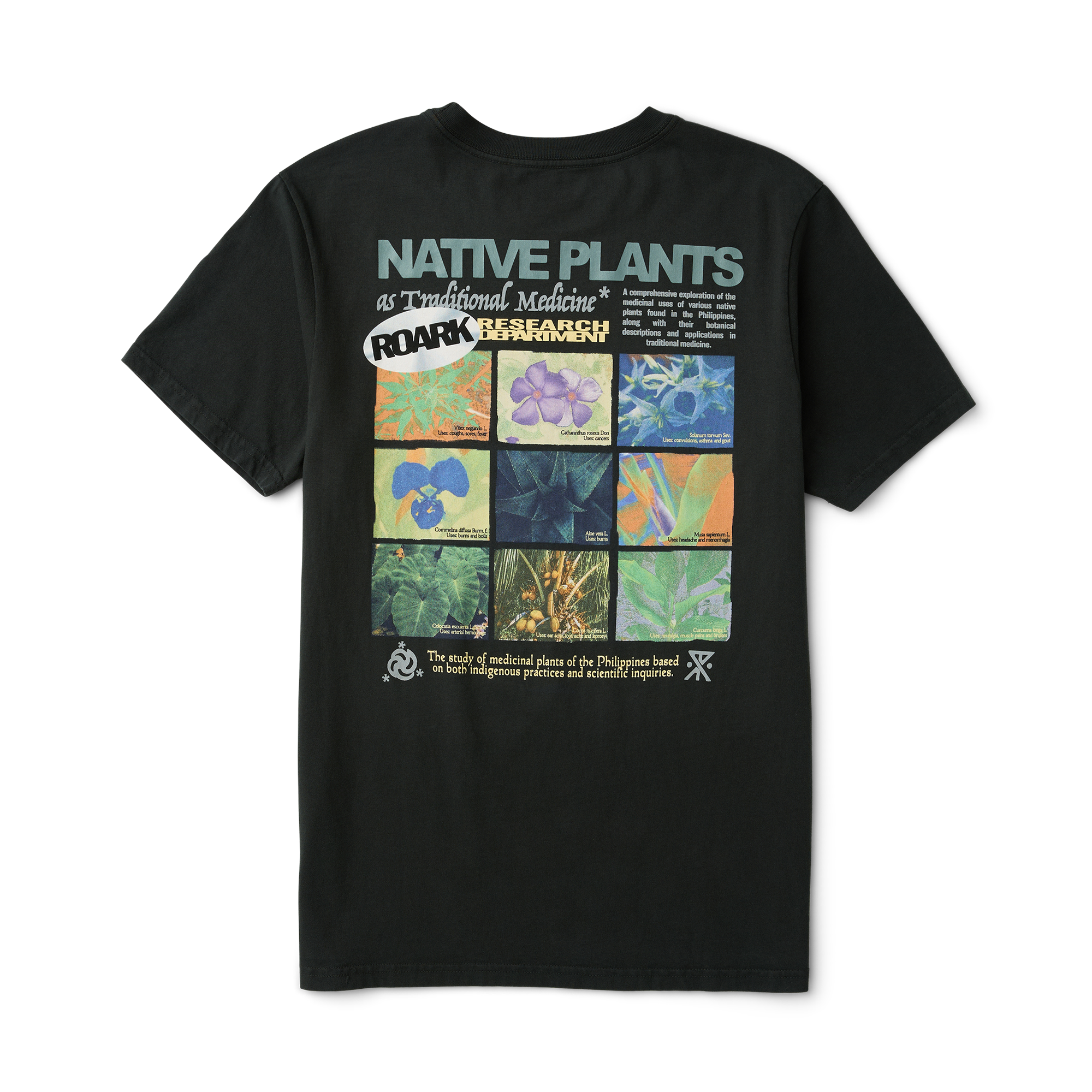 Plant Medicine Premium-T-Shirt - Washed Schwarz