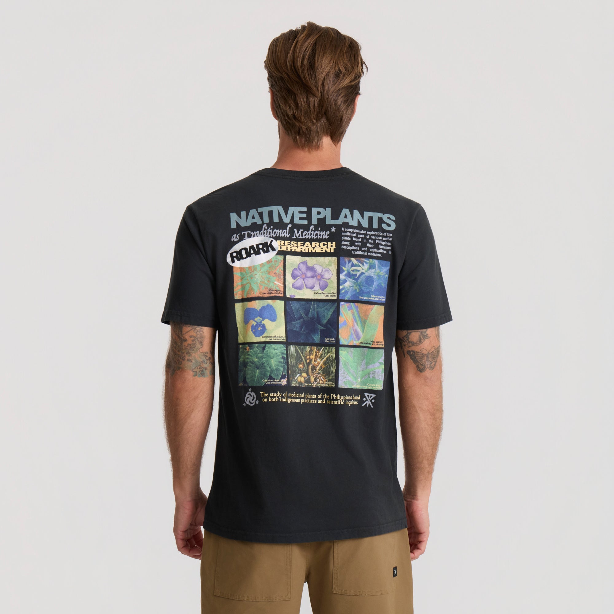 Plant Medicine Premium-T-Shirt - Washed Schwarz