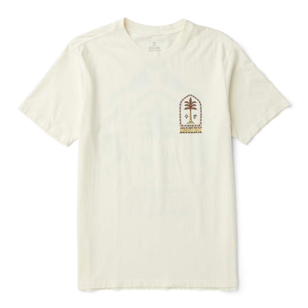 Augs Palm Premium-T-Shirt - Cremeweiß