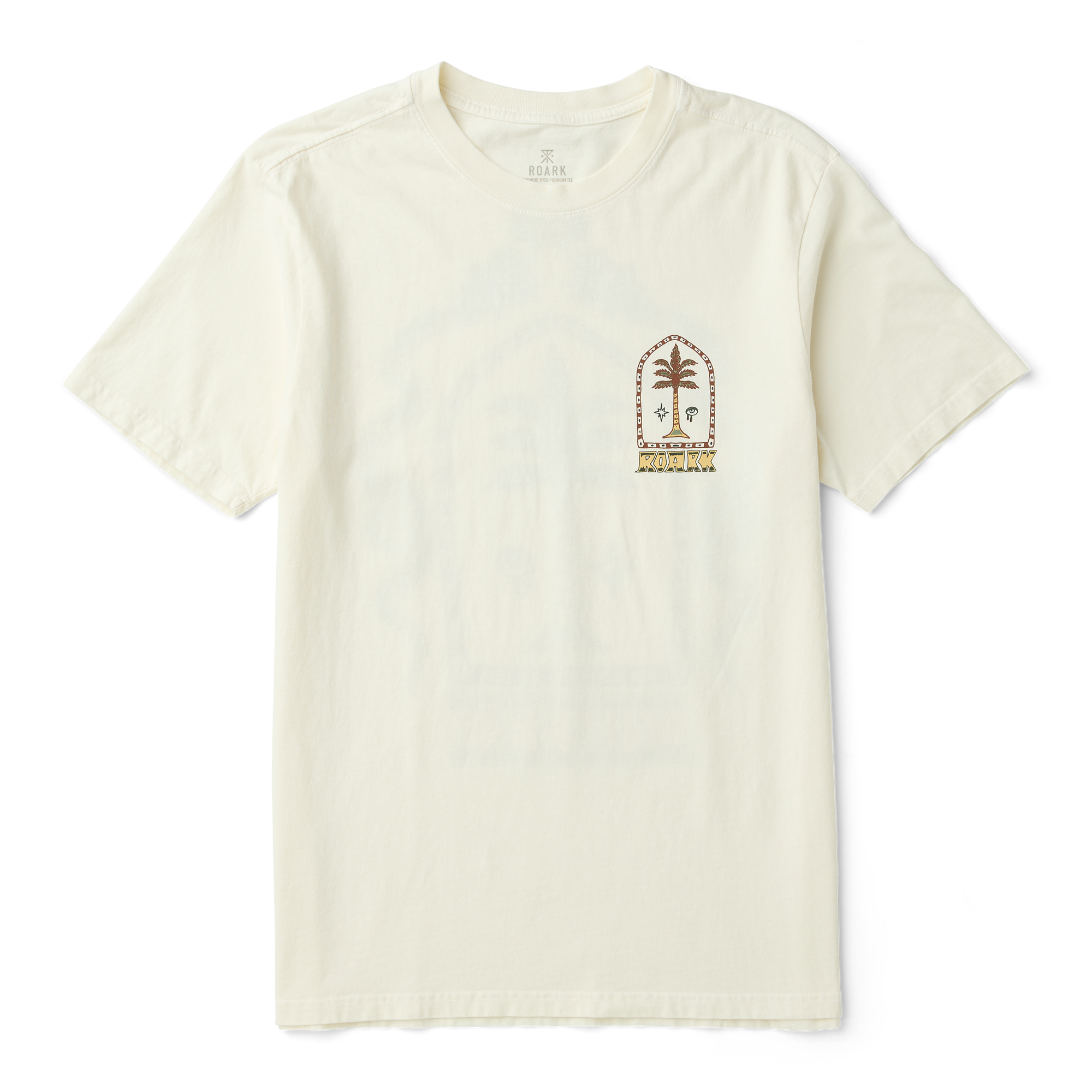 Augs Palm Premium-T-Shirt - Cremeweiß