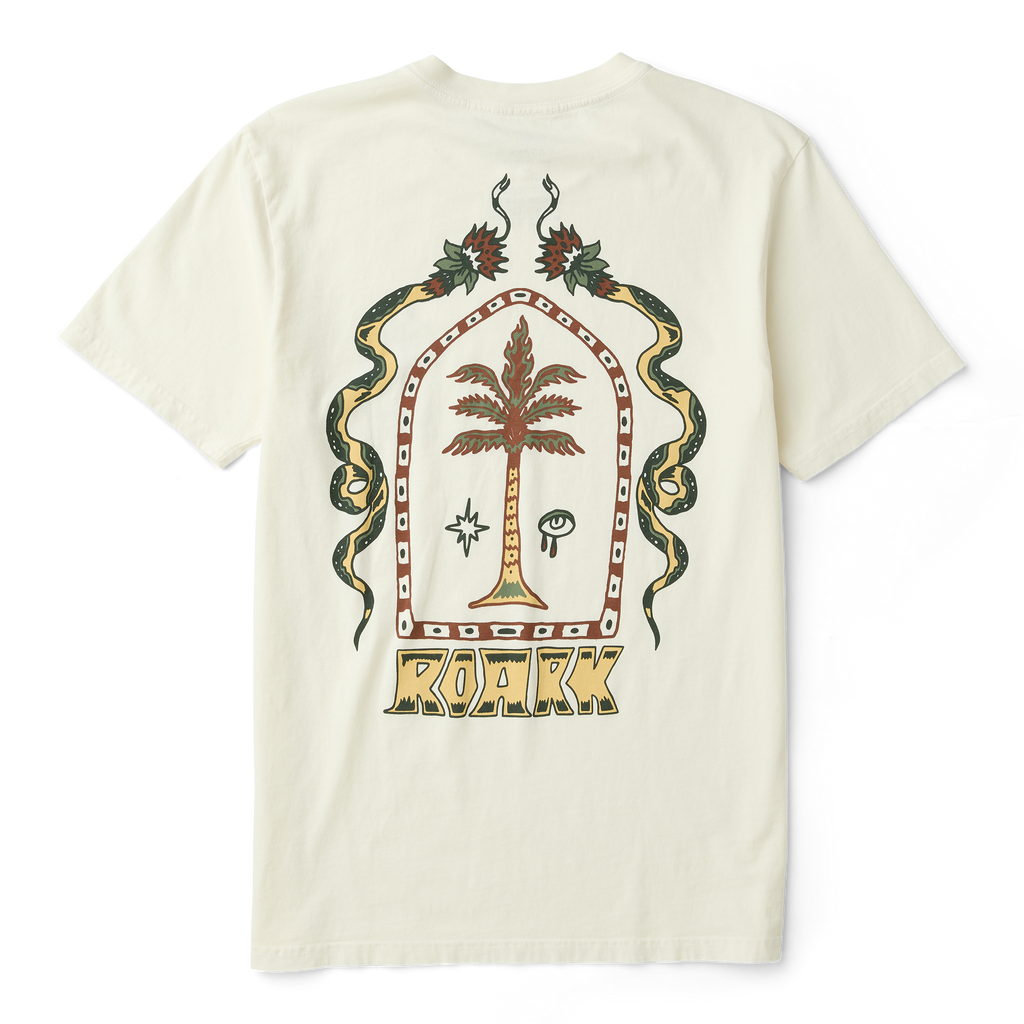 Augs Palm Premium-T-Shirt - Cremeweiß