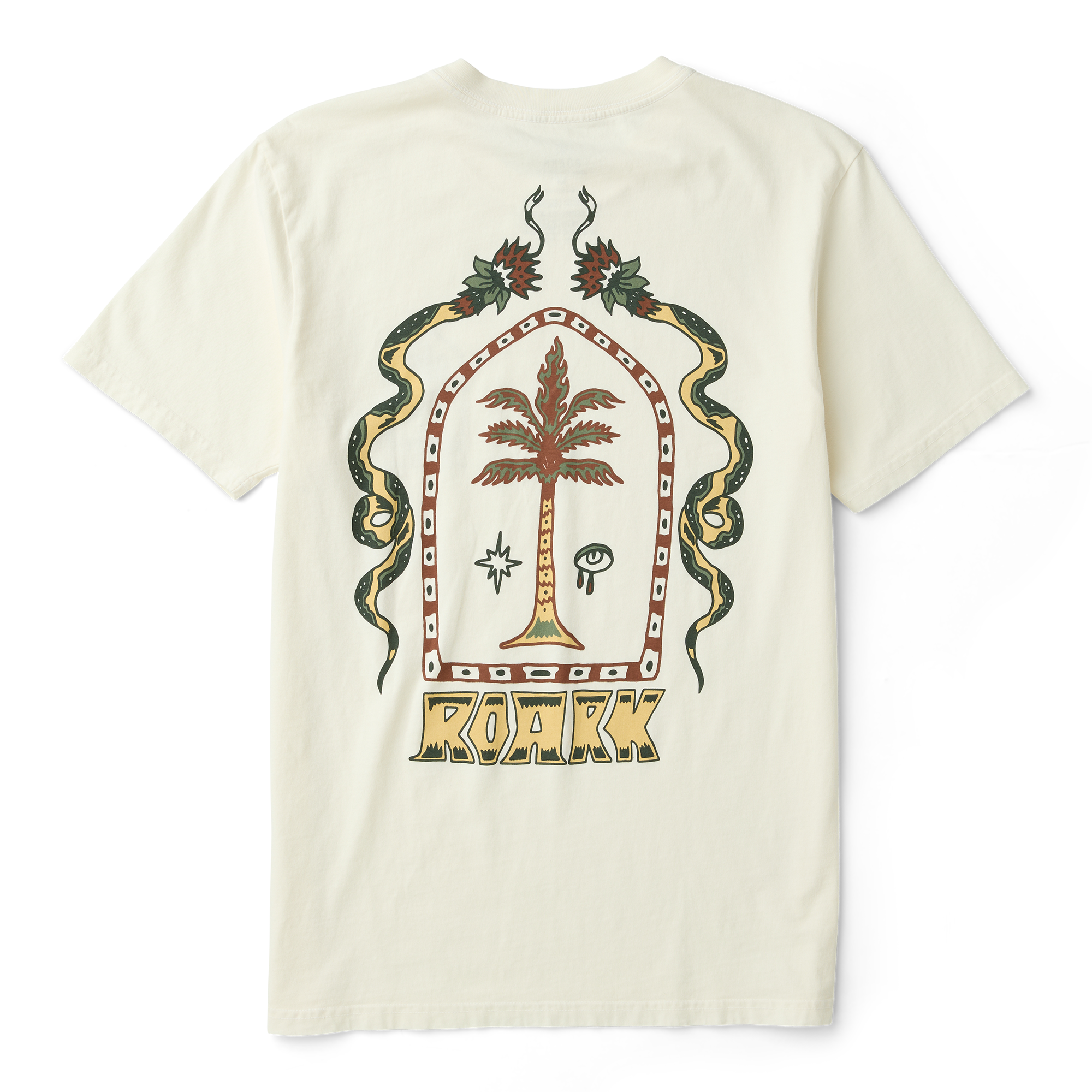 Augs Palm Premium-T-Shirt - Cremeweiß