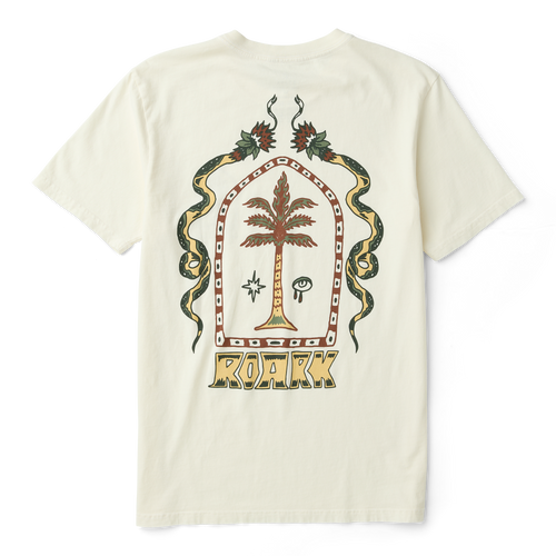Augs Palm Premium-T-Shirt - Cremeweiß