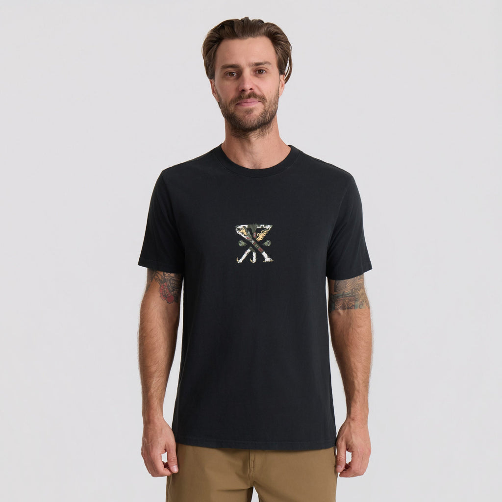 Augs Safe Camp Premium-T-Shirt - Schwarz gewaschen