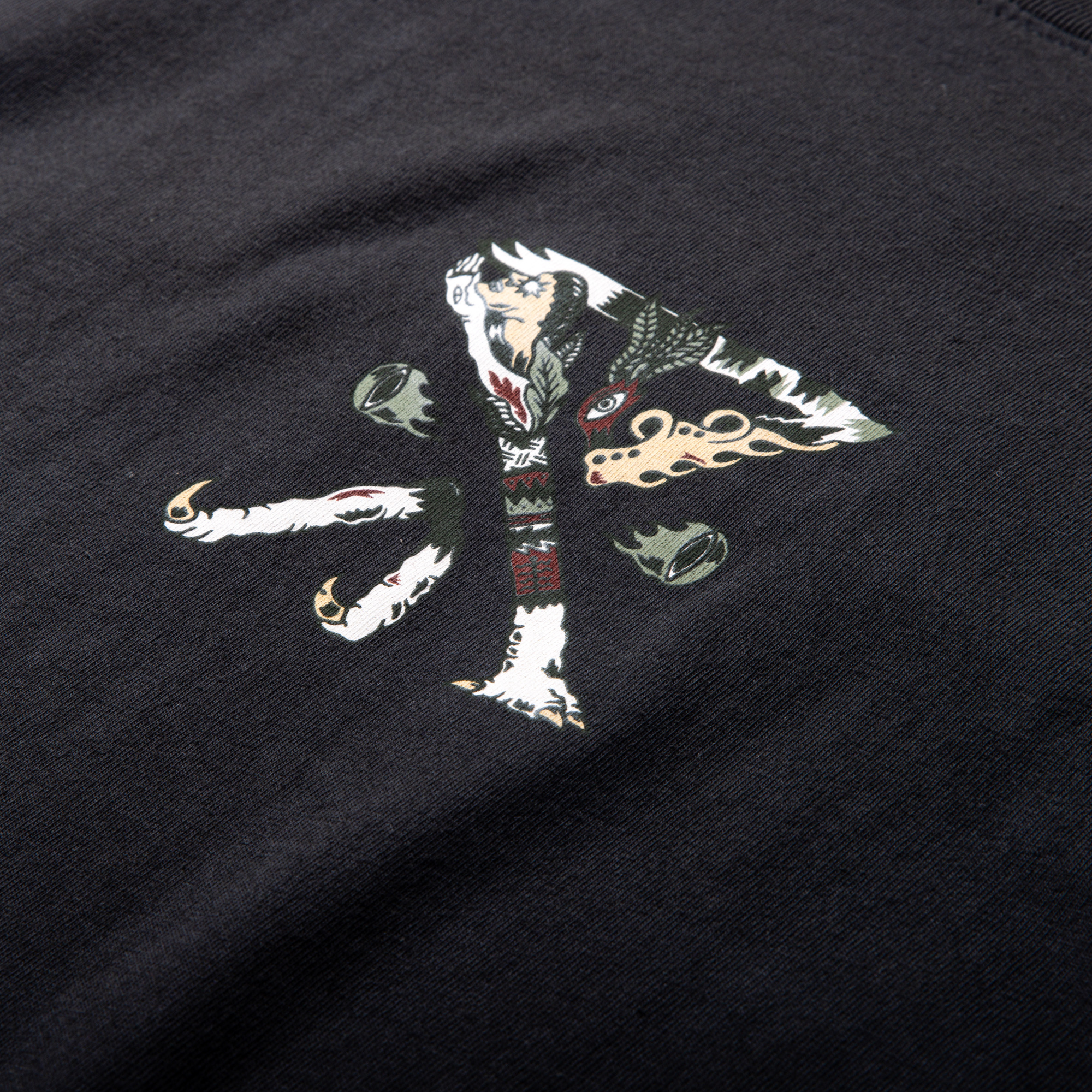 Augs Safe Camp Premium-T-Shirt - Schwarz gewaschen