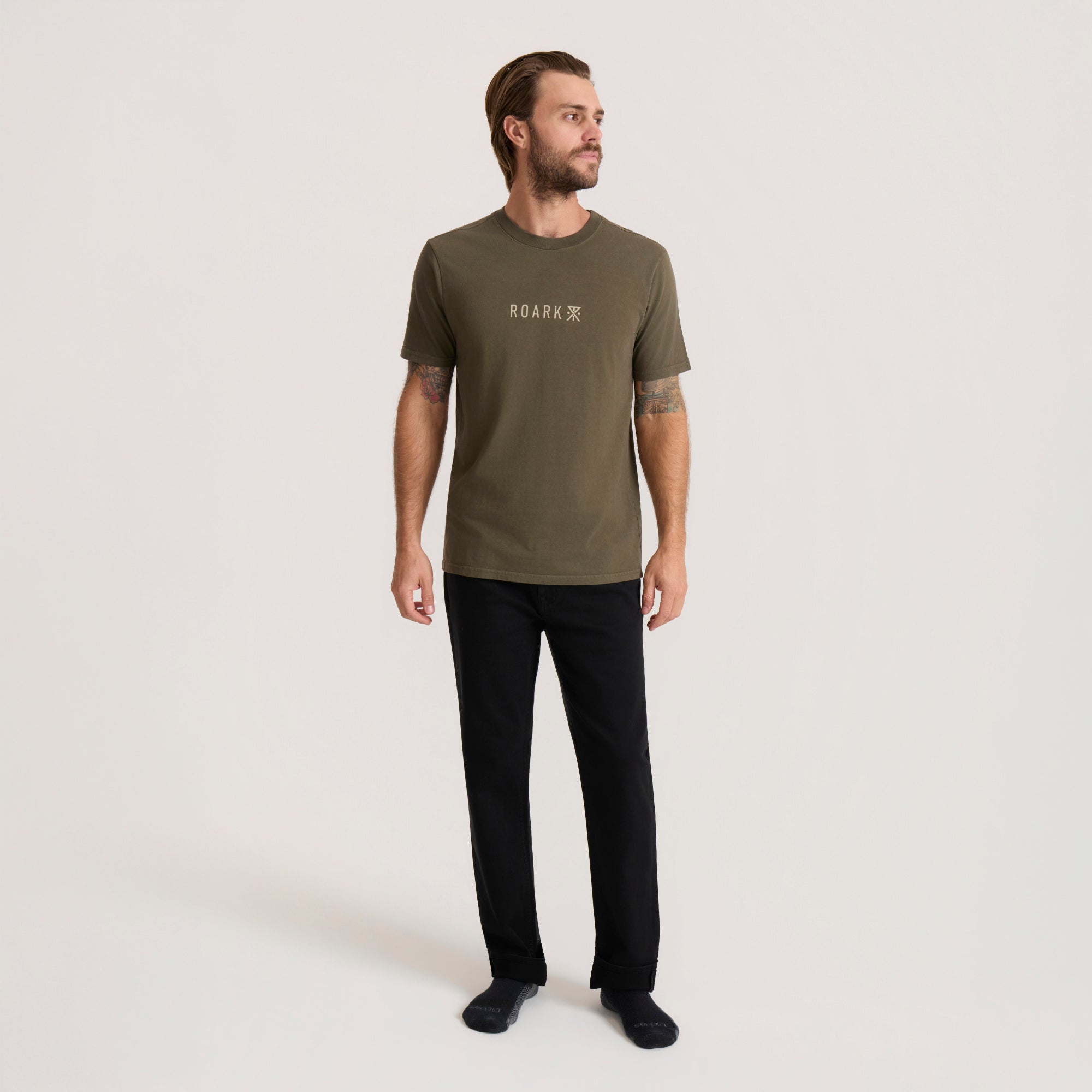 Core Premium-T-Shirt - Militär