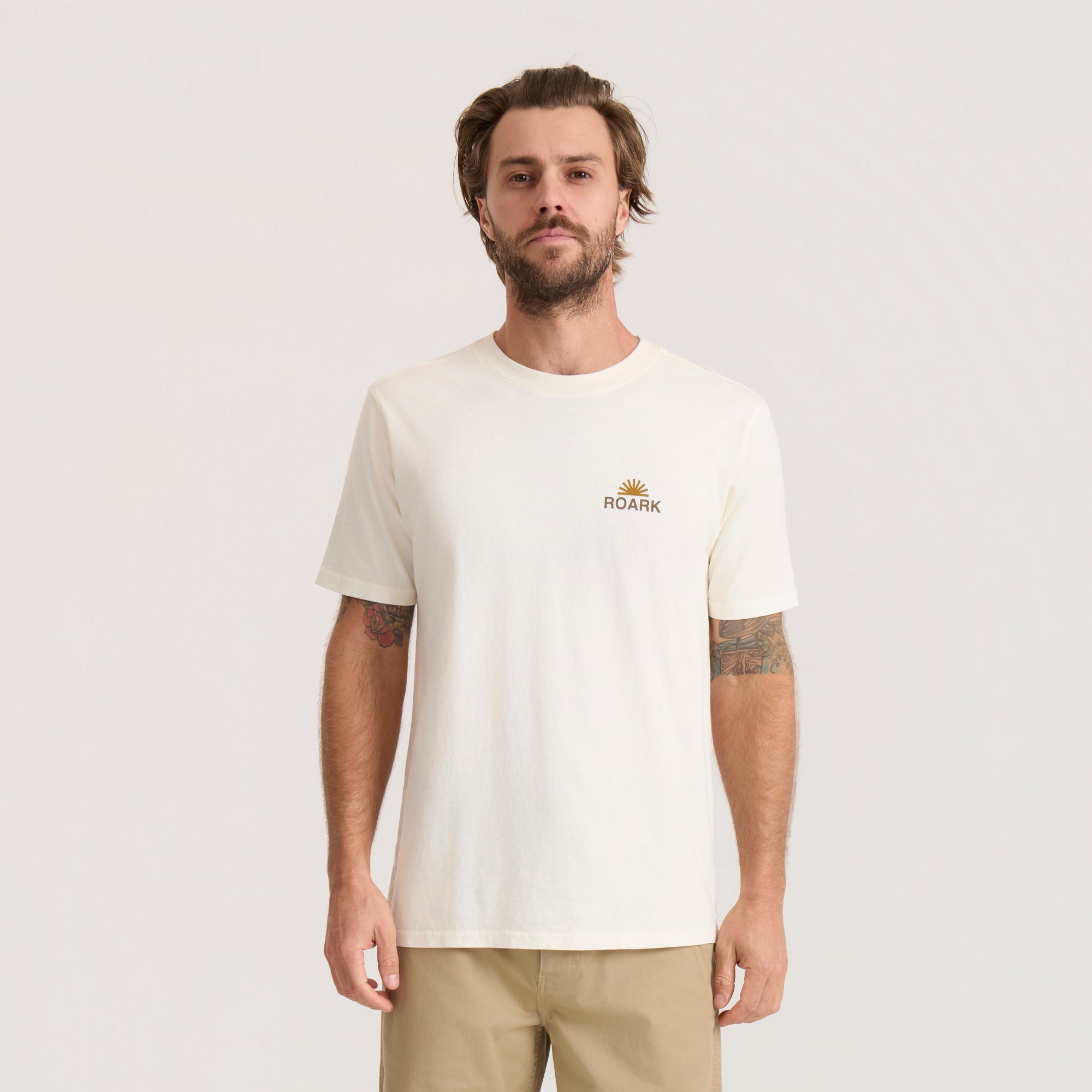 Tri Camp Premium-T-Shirt - Cremeweiß