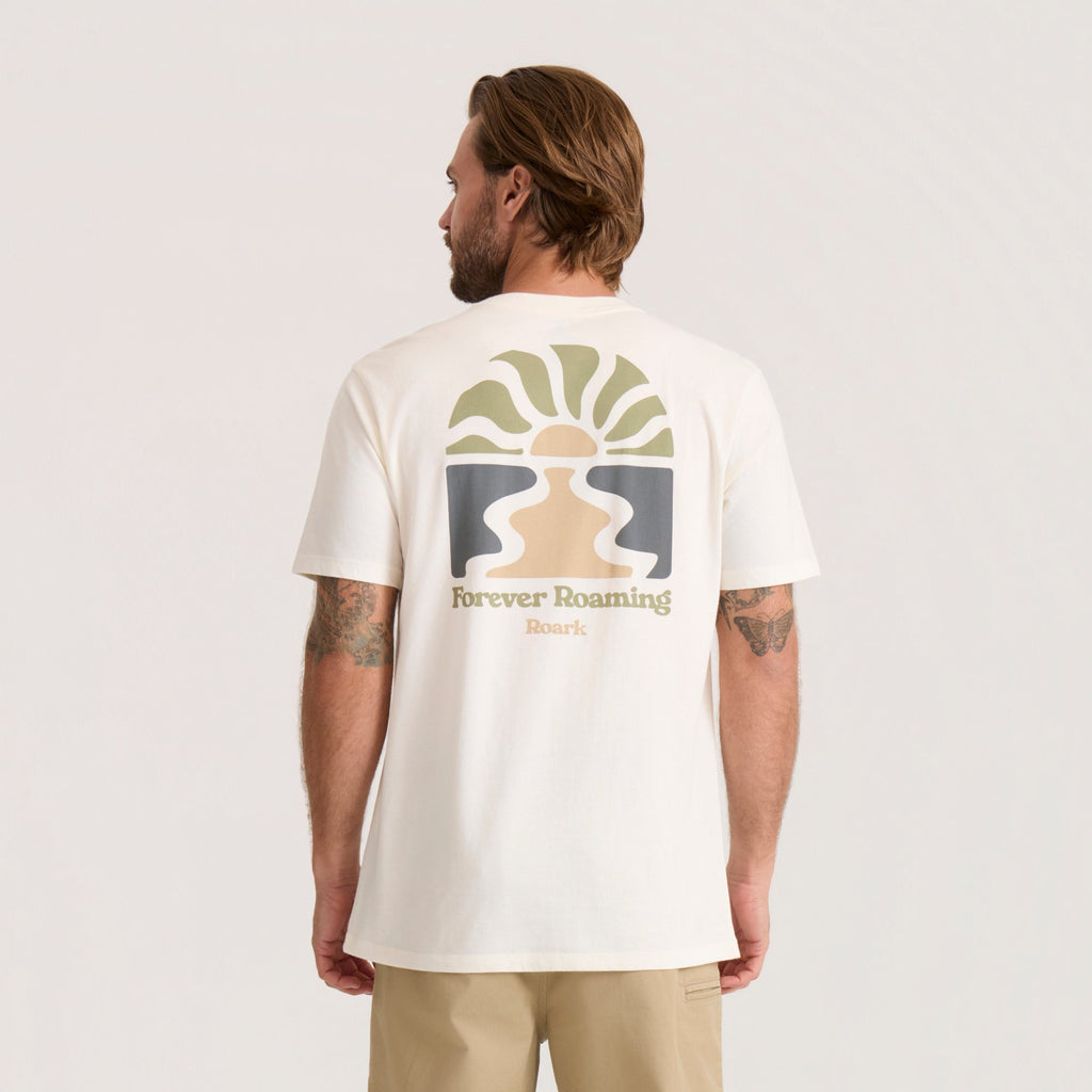 Roaming Premium-T-Shirt - Cremeweiß