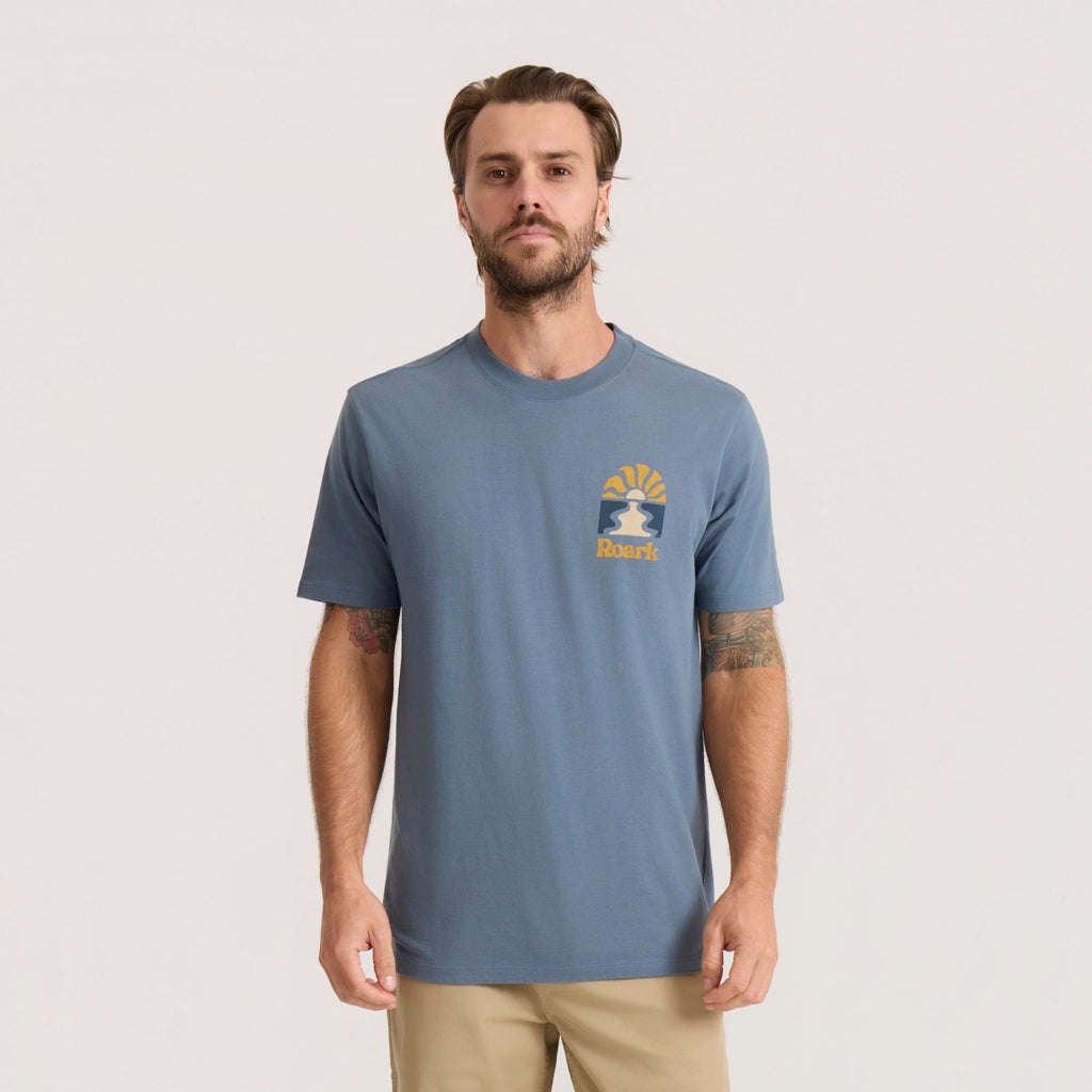 Roaming Premium-T-Shirt - Schiefergrau