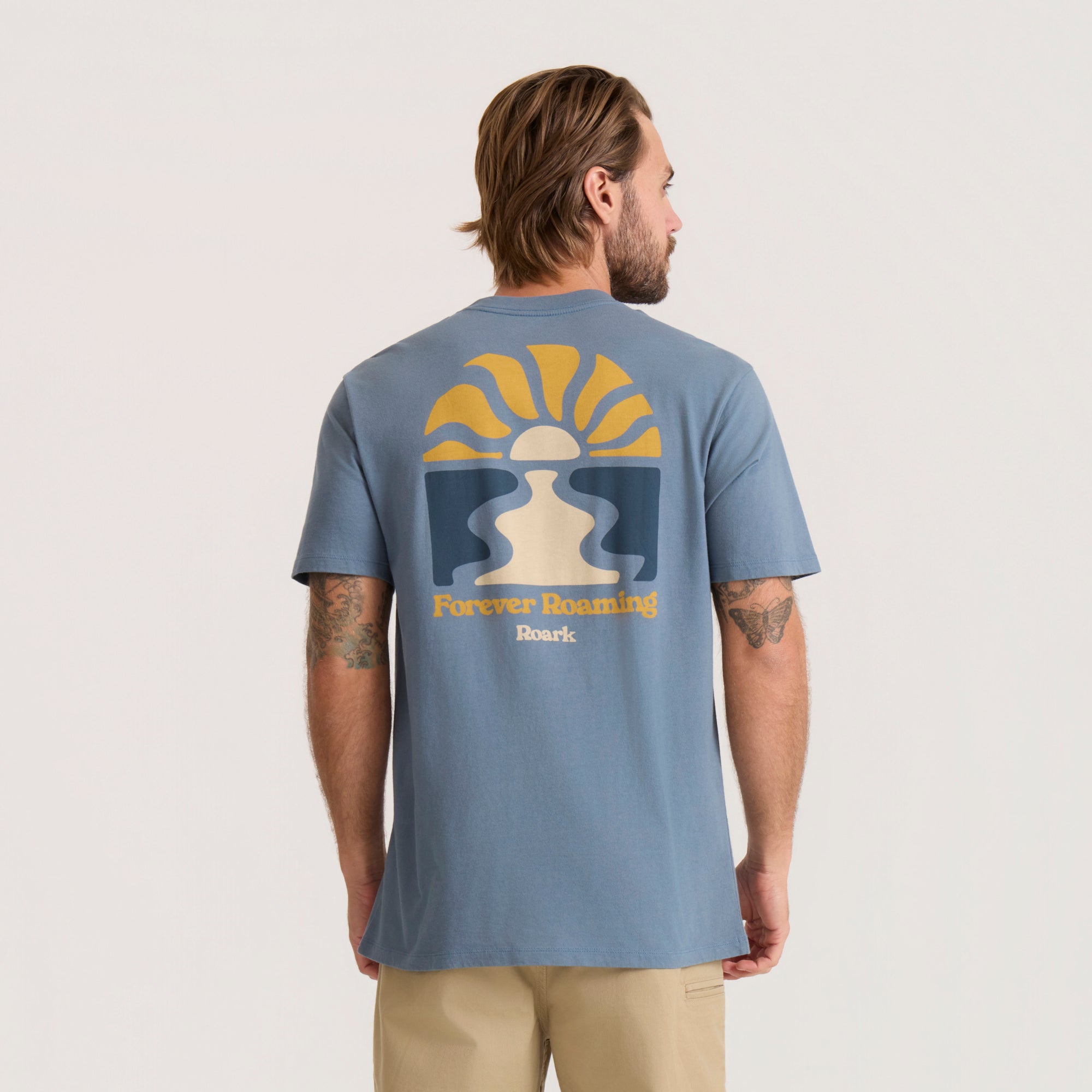 Roaming Premium-T-Shirt - Schiefergrau