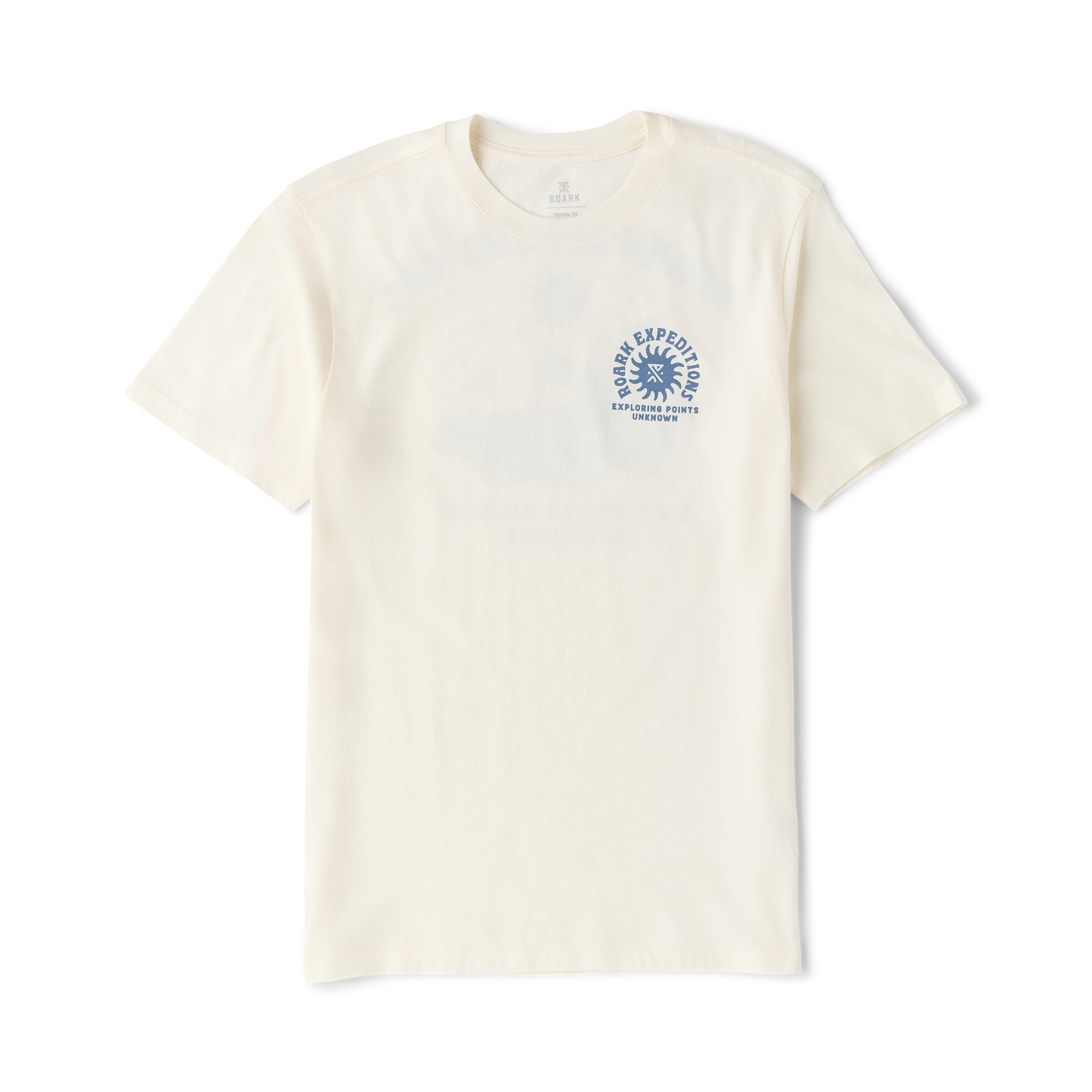 Unbekannte Punkte Premium-T-Shirt - Cremeweiß
