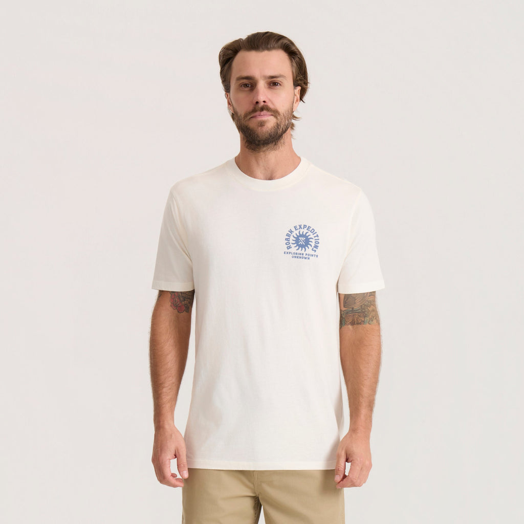 Unbekannte Punkte Premium-T-Shirt - Cremeweiß