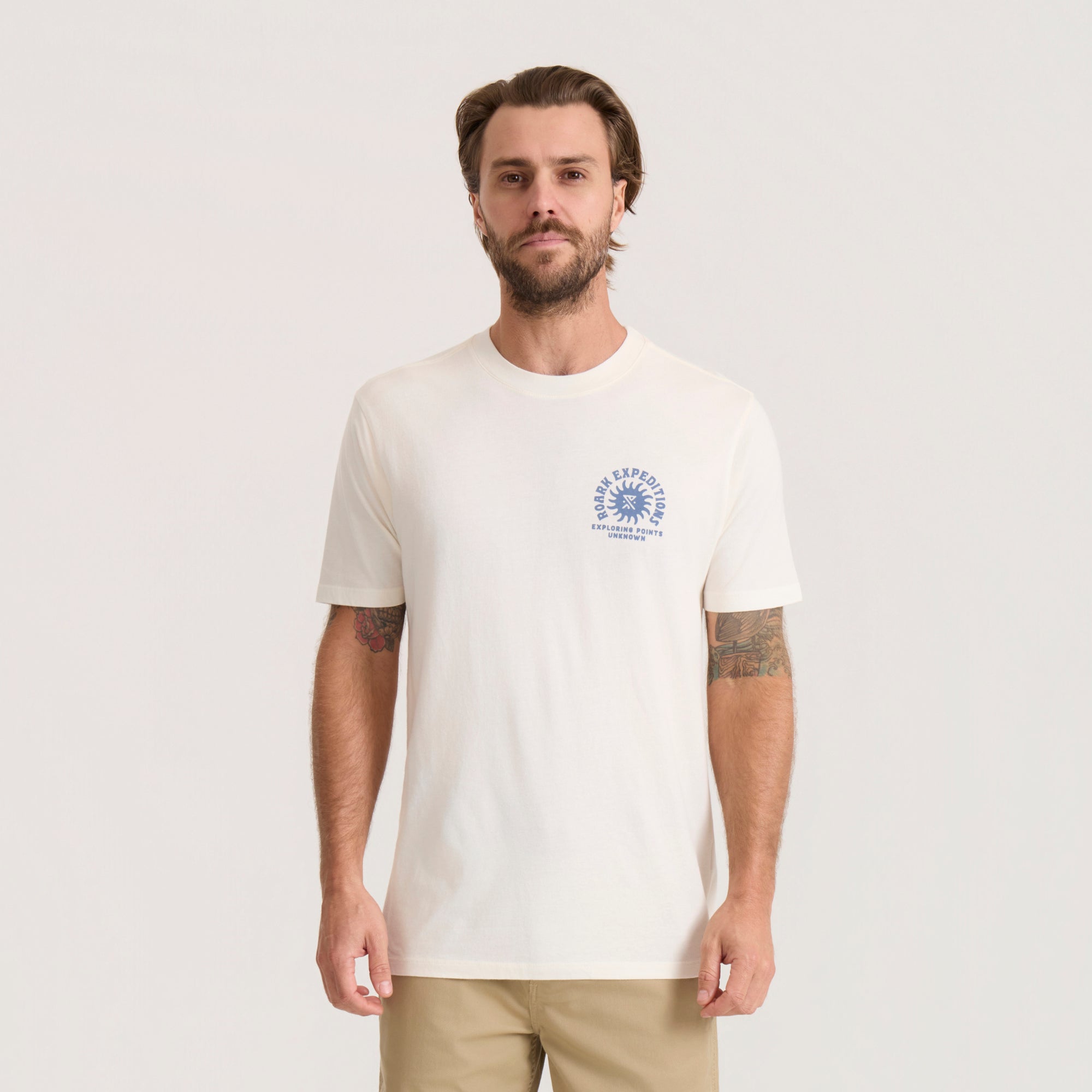Unbekannte Punkte Premium-T-Shirt - Cremeweiß