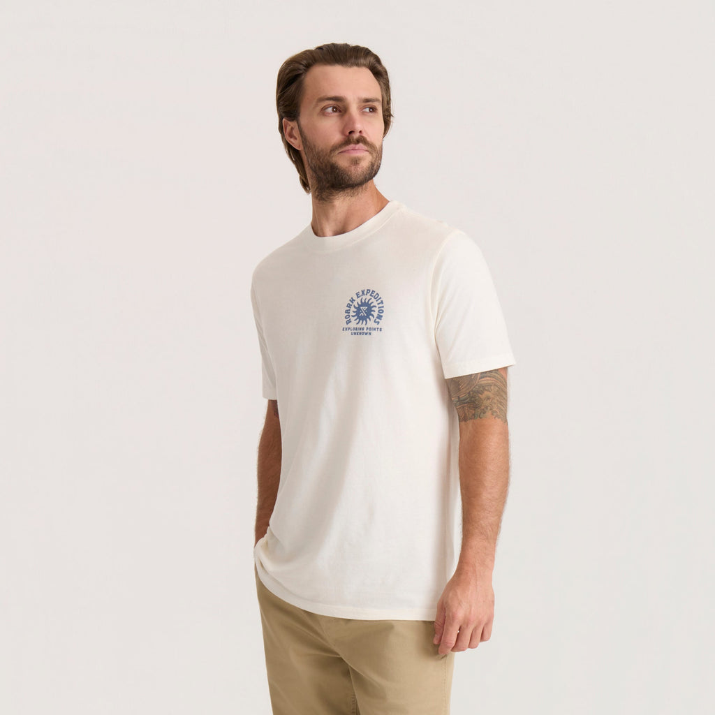 Unbekannte Punkte Premium-T-Shirt - Cremeweiß