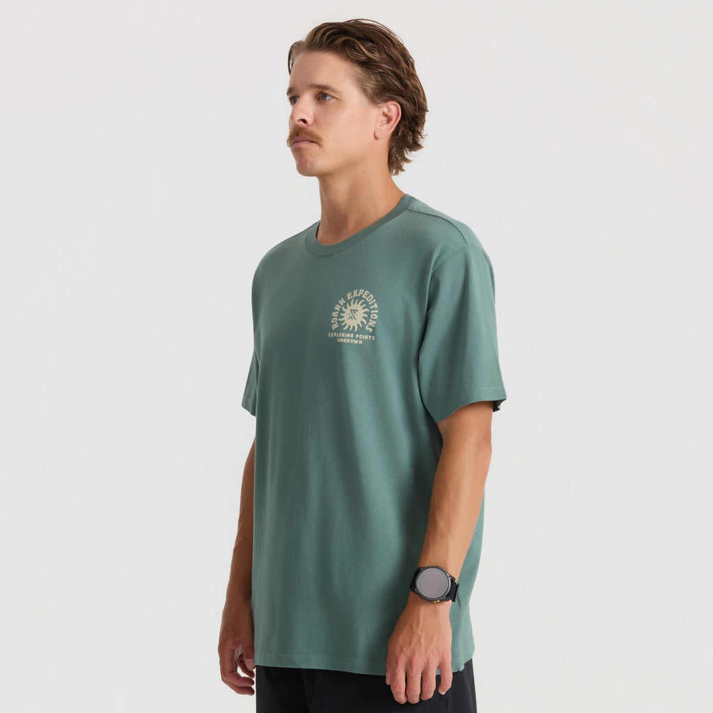 Unbekannte Punkte Premium-T-Shirt - Schiefergrün