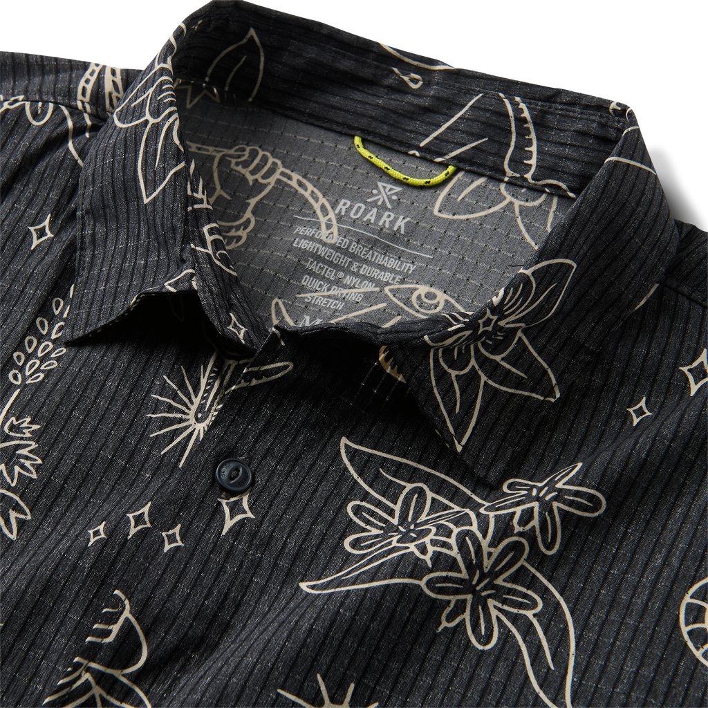 Bless Up Atmungsaktives Stretch-Shirt - Schwarz