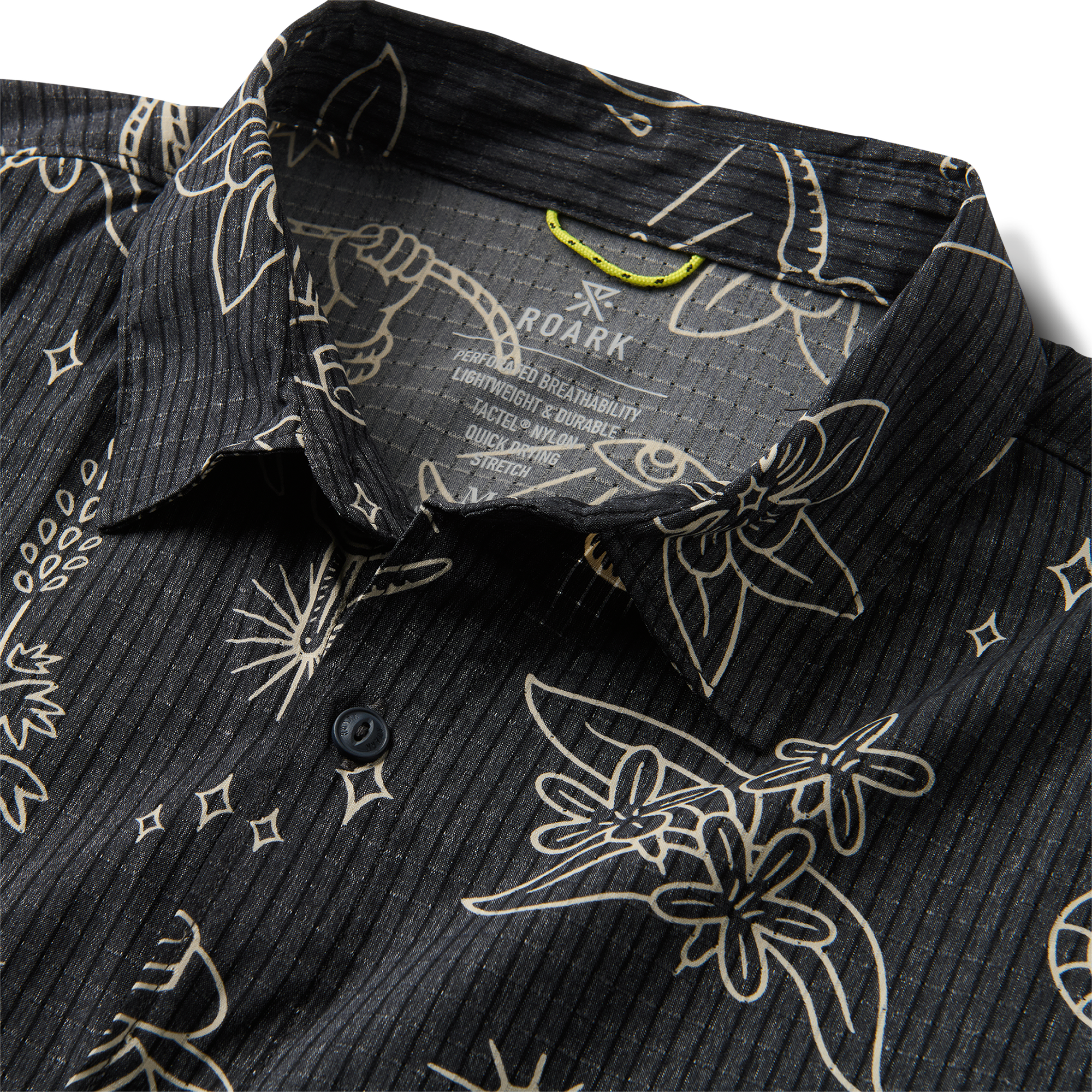Bless Up Atmungsaktives Stretch-Shirt - Schwarz