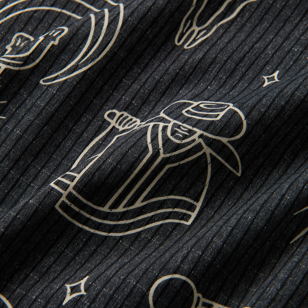 Bless Up Atmungsaktives Stretch-Shirt - Schwarz