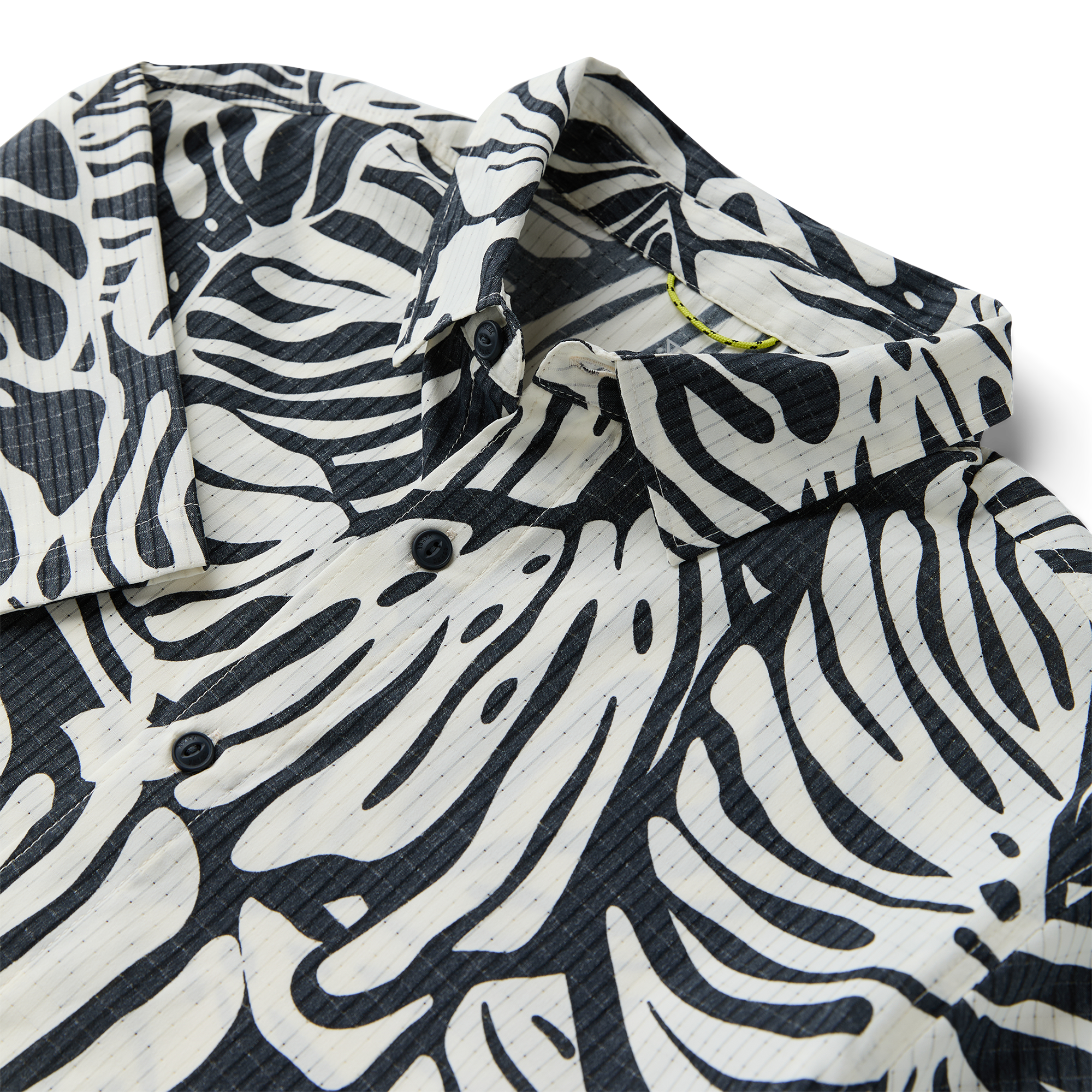 Bless Up Atmungsaktives Stretch-Shirt - Schwarz Monstera (Deutsche Ausgabe)