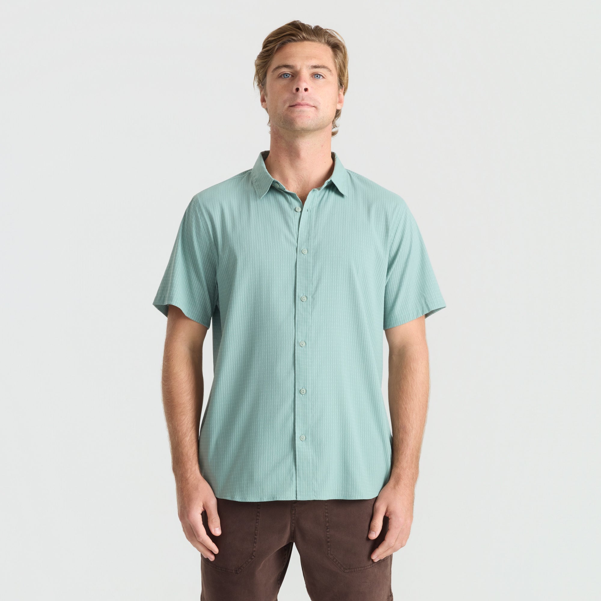Bless Up Atmungsaktives Stretch-Shirt - Dusty Grün