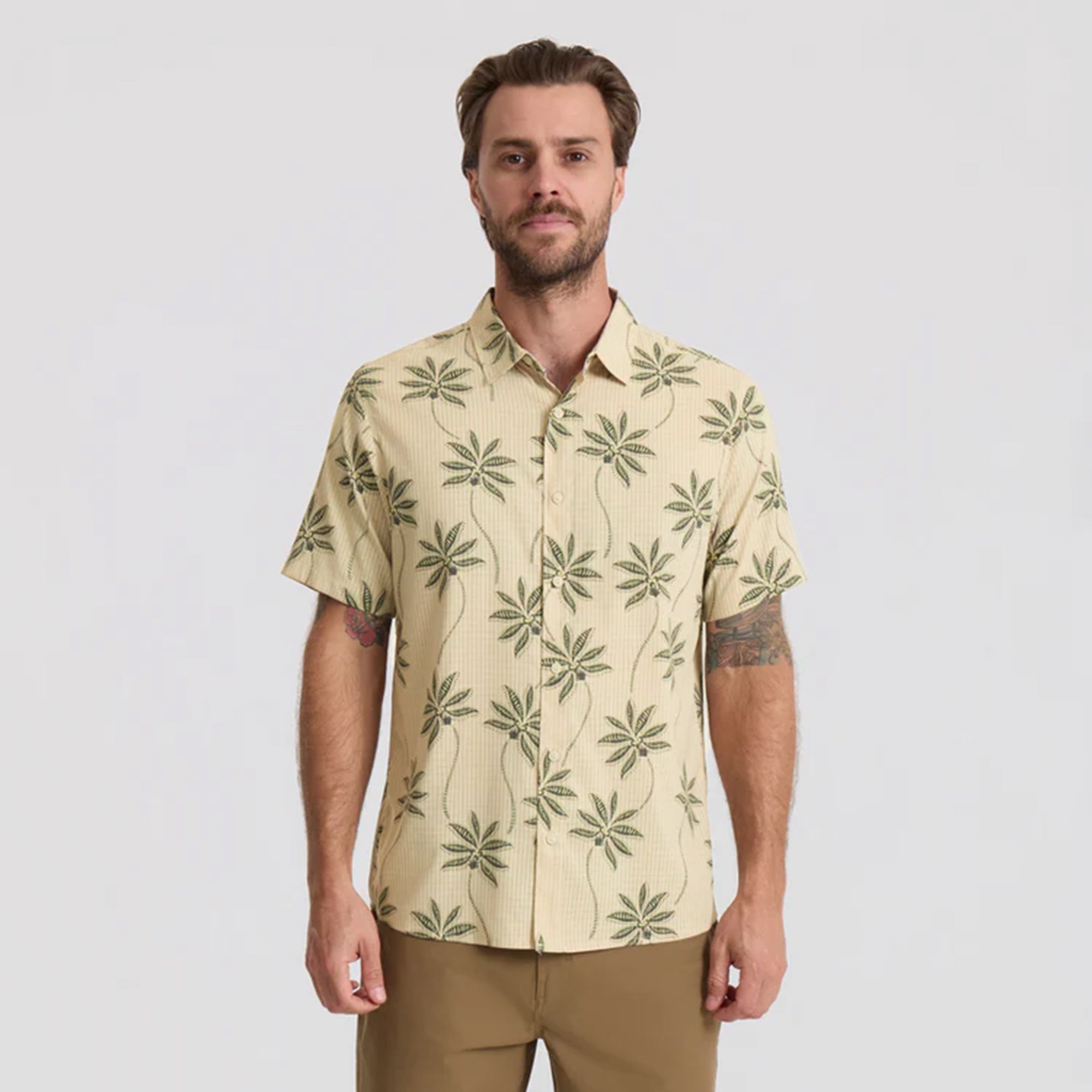 Bless Up Atmungsaktives Stretch-Shirt - Fossil Print