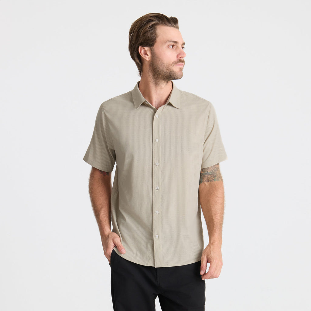 Bless Up Atmungsaktives Stretch-Shirt - Fossil