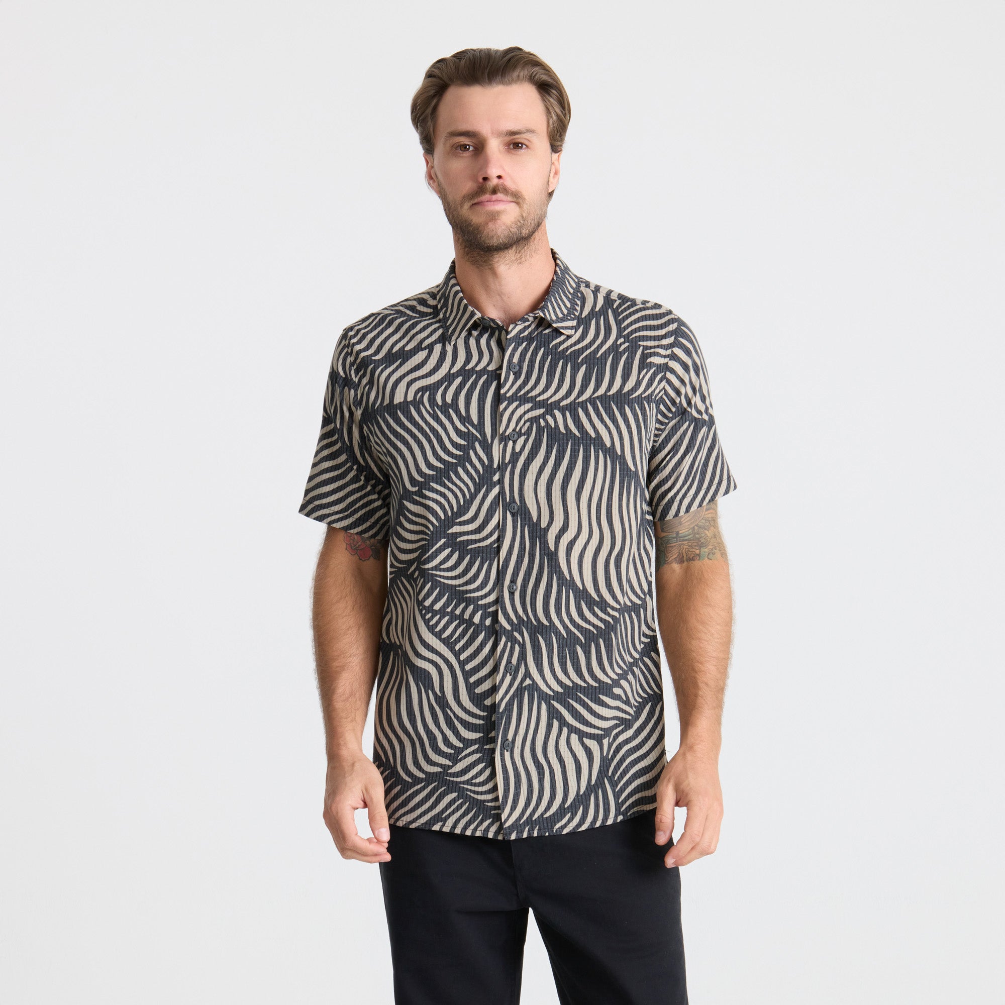 Bless Up Atmungsaktives Stretch-Shirt - Grau