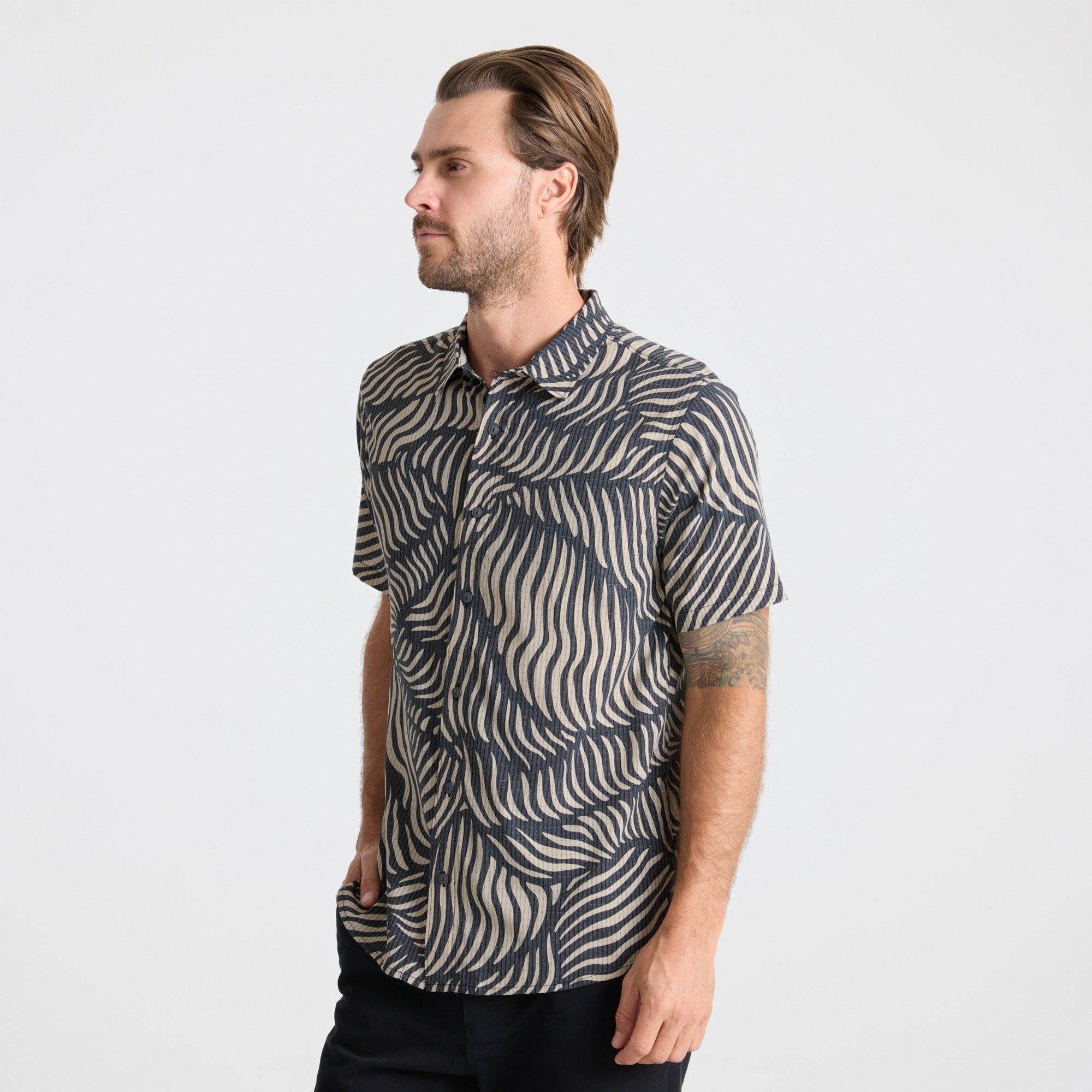 Bless Up Atmungsaktives Stretch-Shirt - Grau