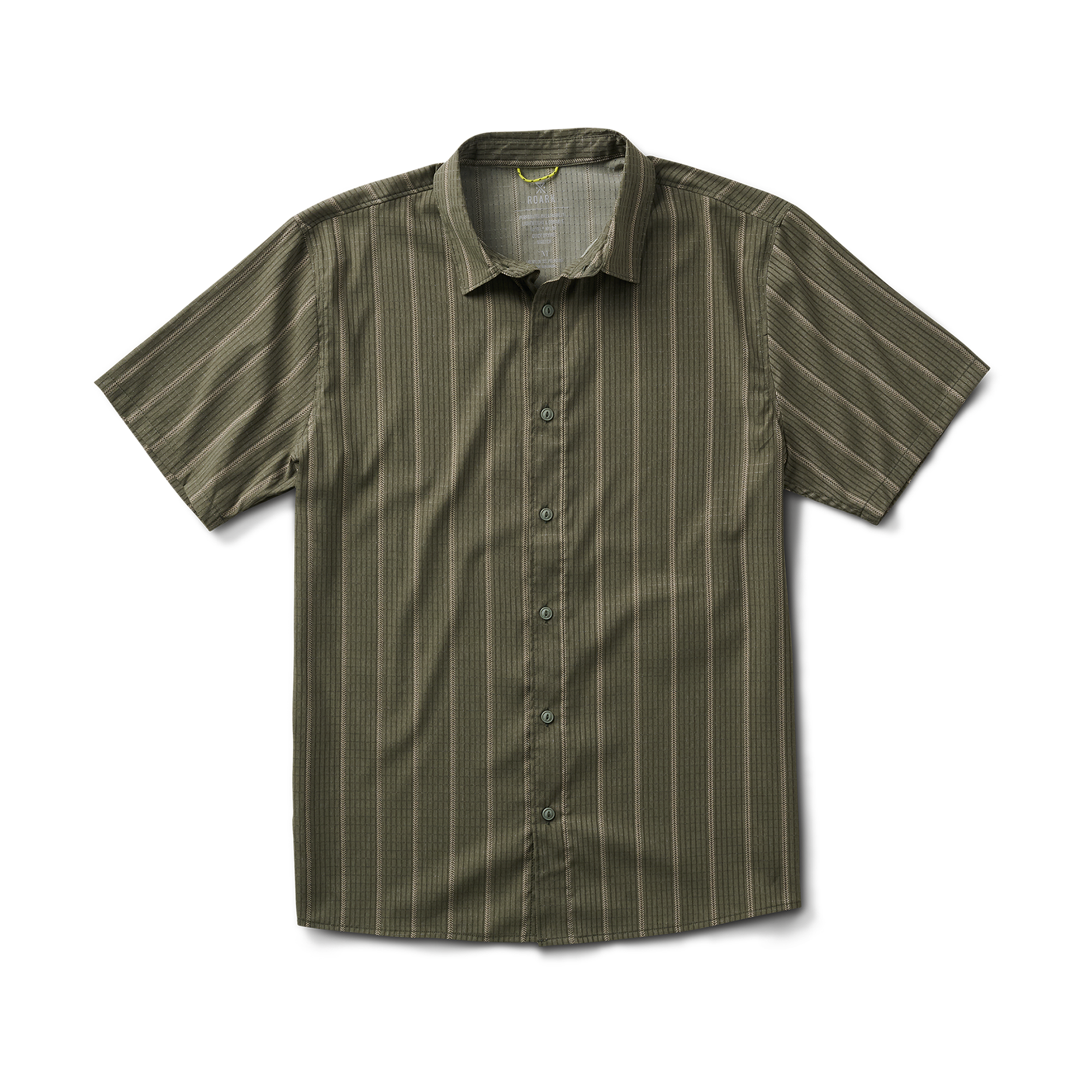 Bless Up Atmungsaktives Stretch-Shirt - Militärstreifen