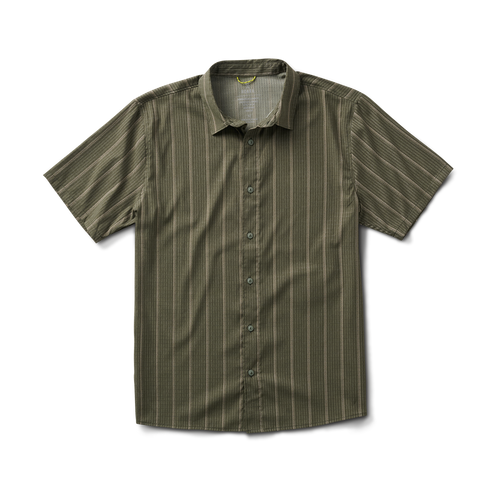 Bless Up Atmungsaktives Stretch-Shirt - Militärstreifen