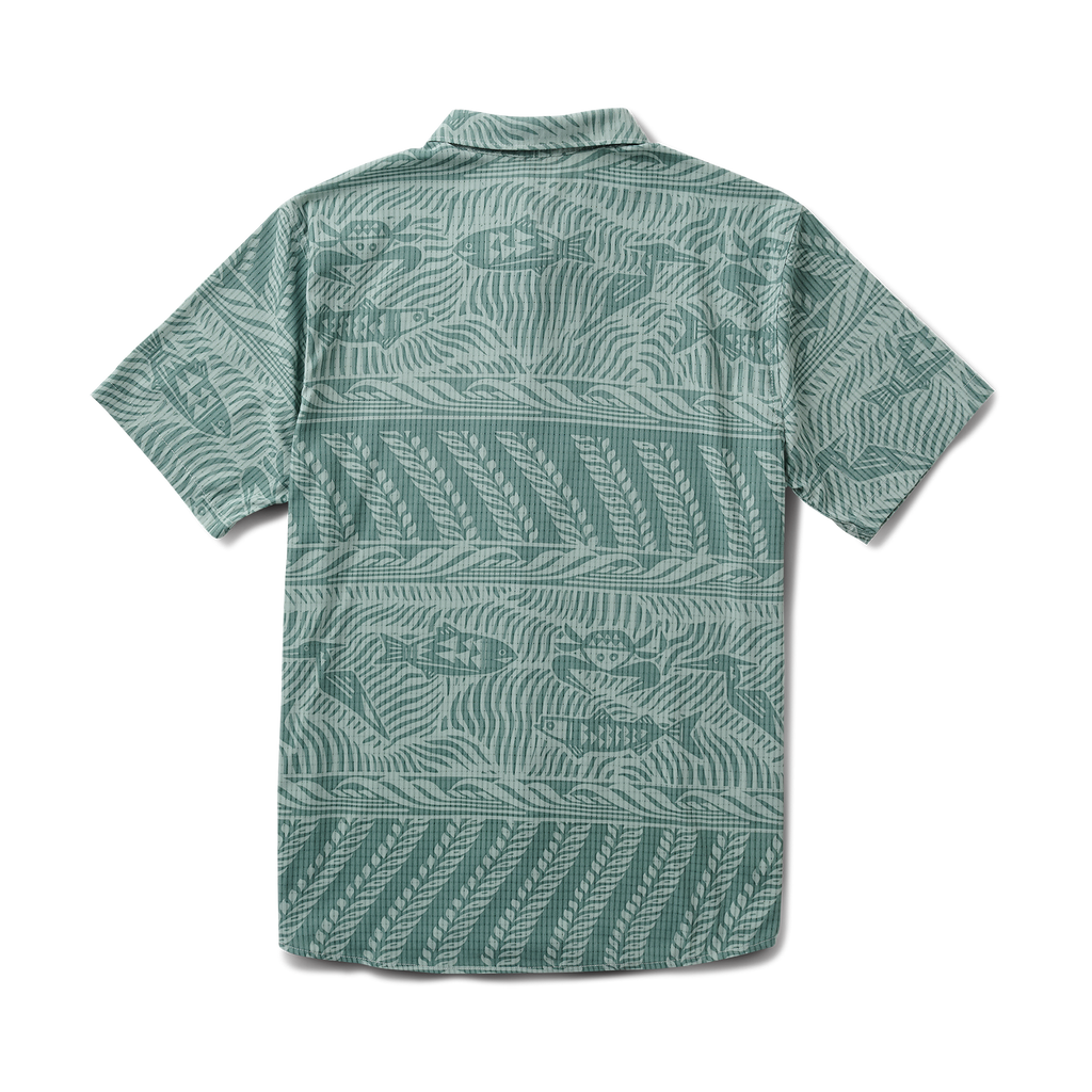Bless Up Atmungsaktives Stretch-Shirt - Schiefergrün