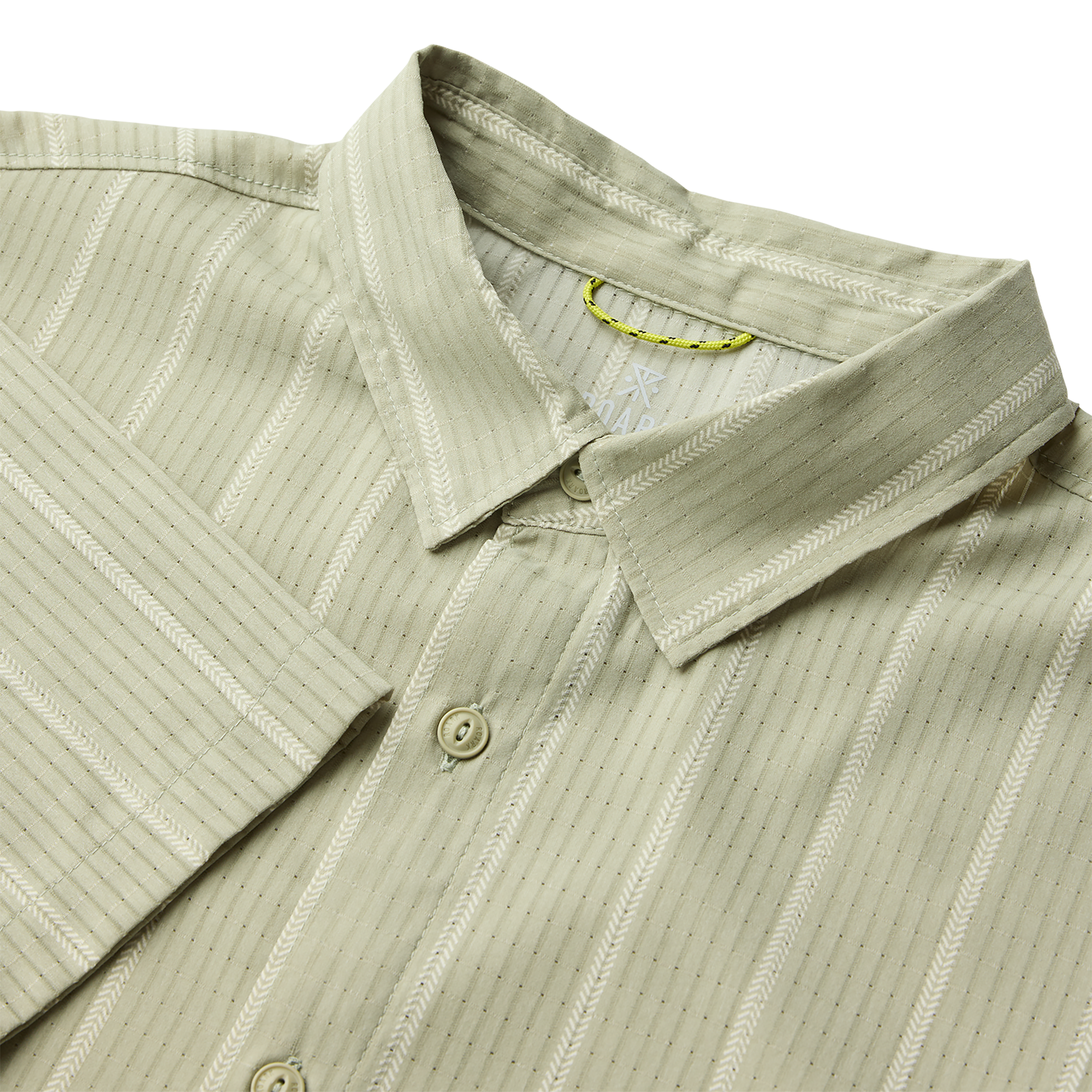 Bless Up Atmungsaktives Stretch-Shirt - Sage Stripe