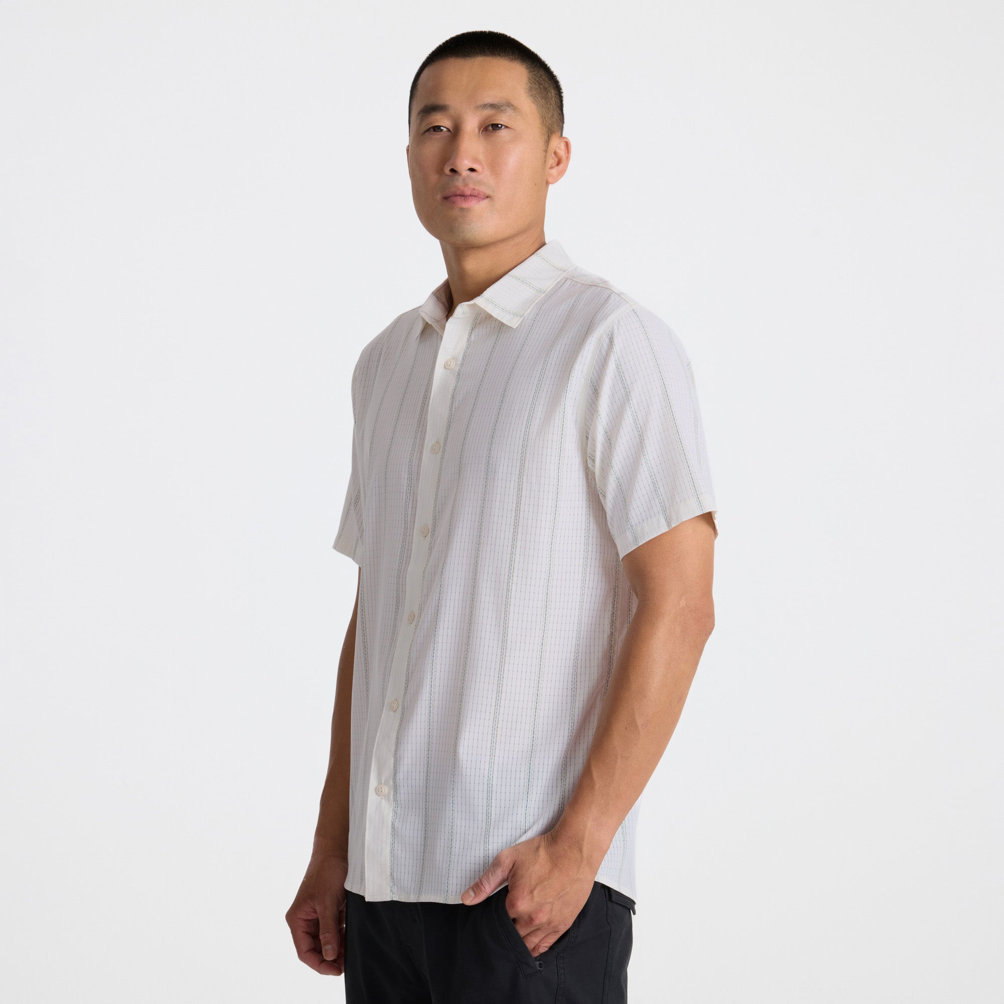 Bless Up Atmungsaktives Stretch-Shirt - Unbleached