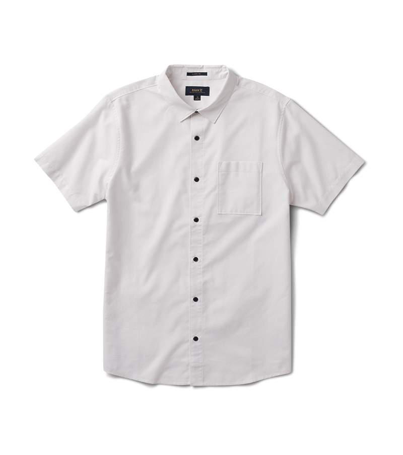 Well Worn Kurzarm Button Up Shirt - Weiß