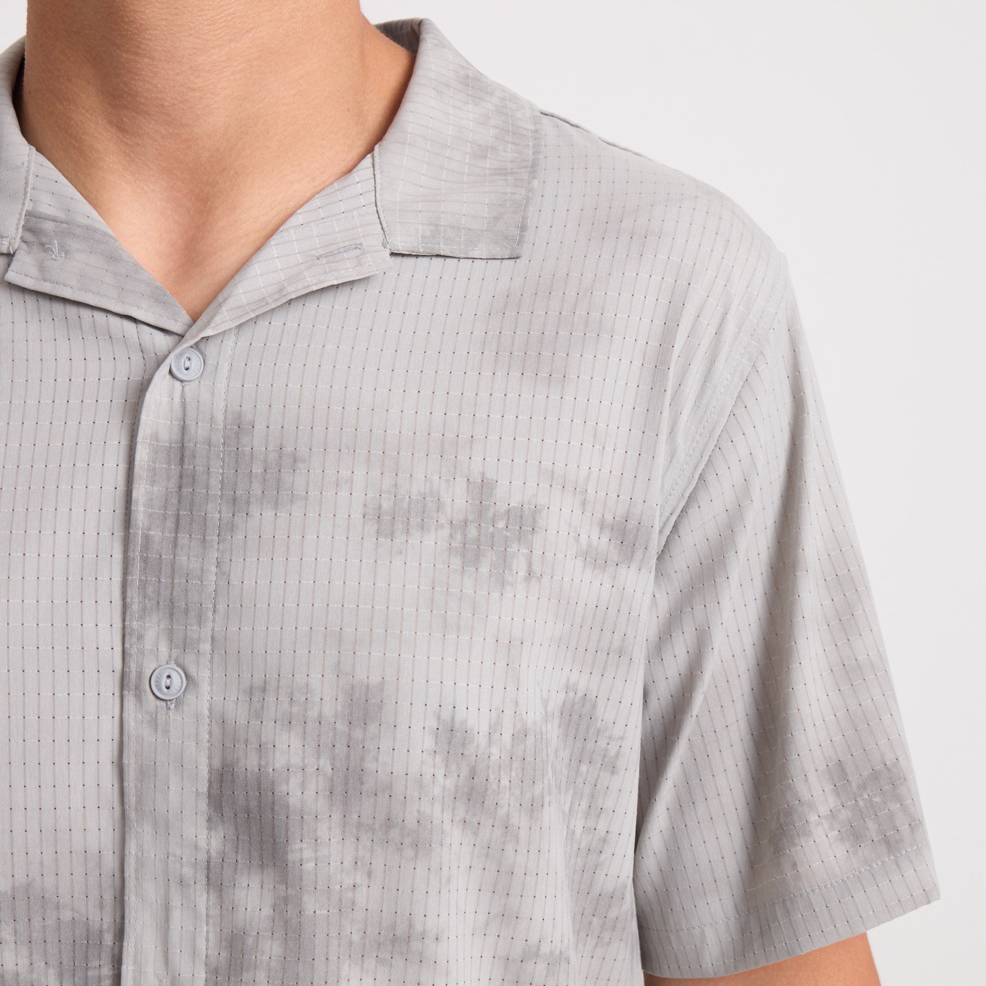 Bless Up Trail Button Up Shirt von Ghost Grau