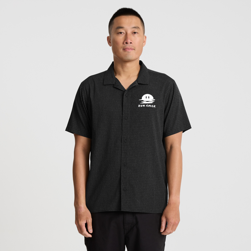 Bless Up Trail Button Up Shirt - Schwarz