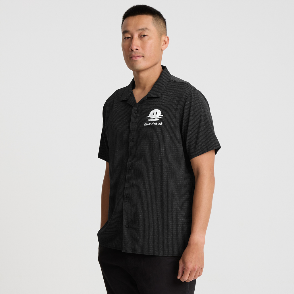 Bless Up Trail Button Up Shirt - Schwarz