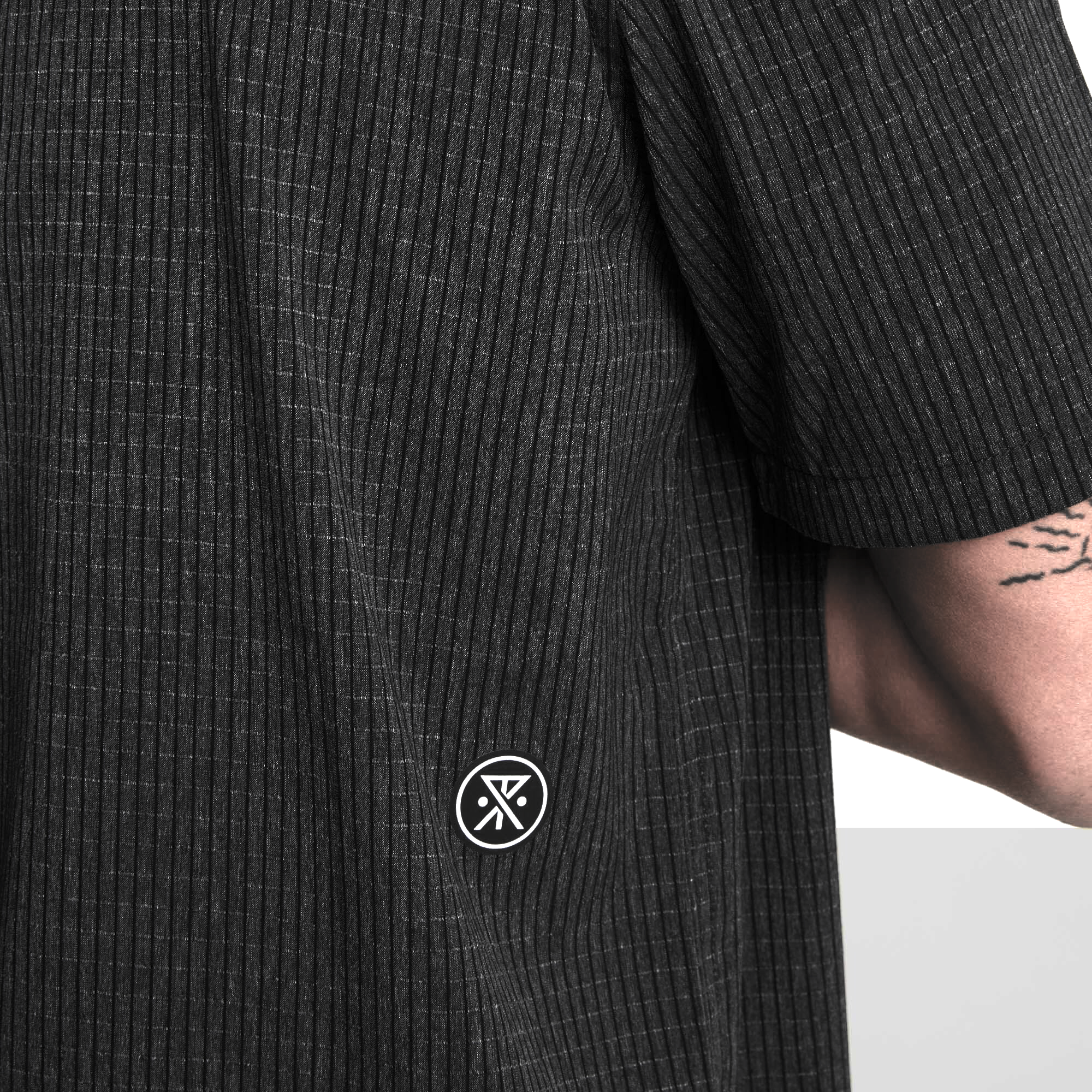 Bless Up Trail Button Up Shirt - Schwarz