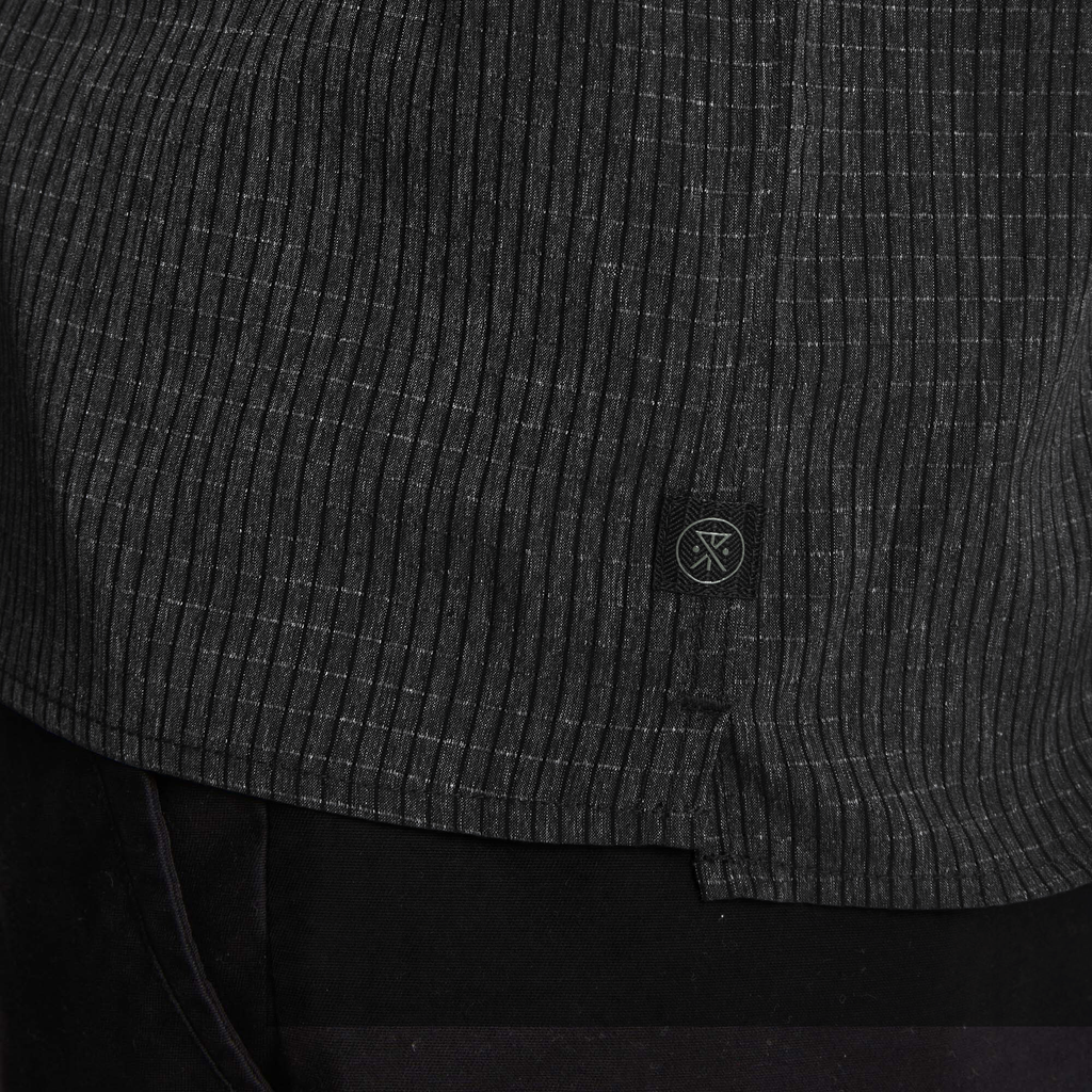 Bless Up Trail Button Up Shirt - Schwarz